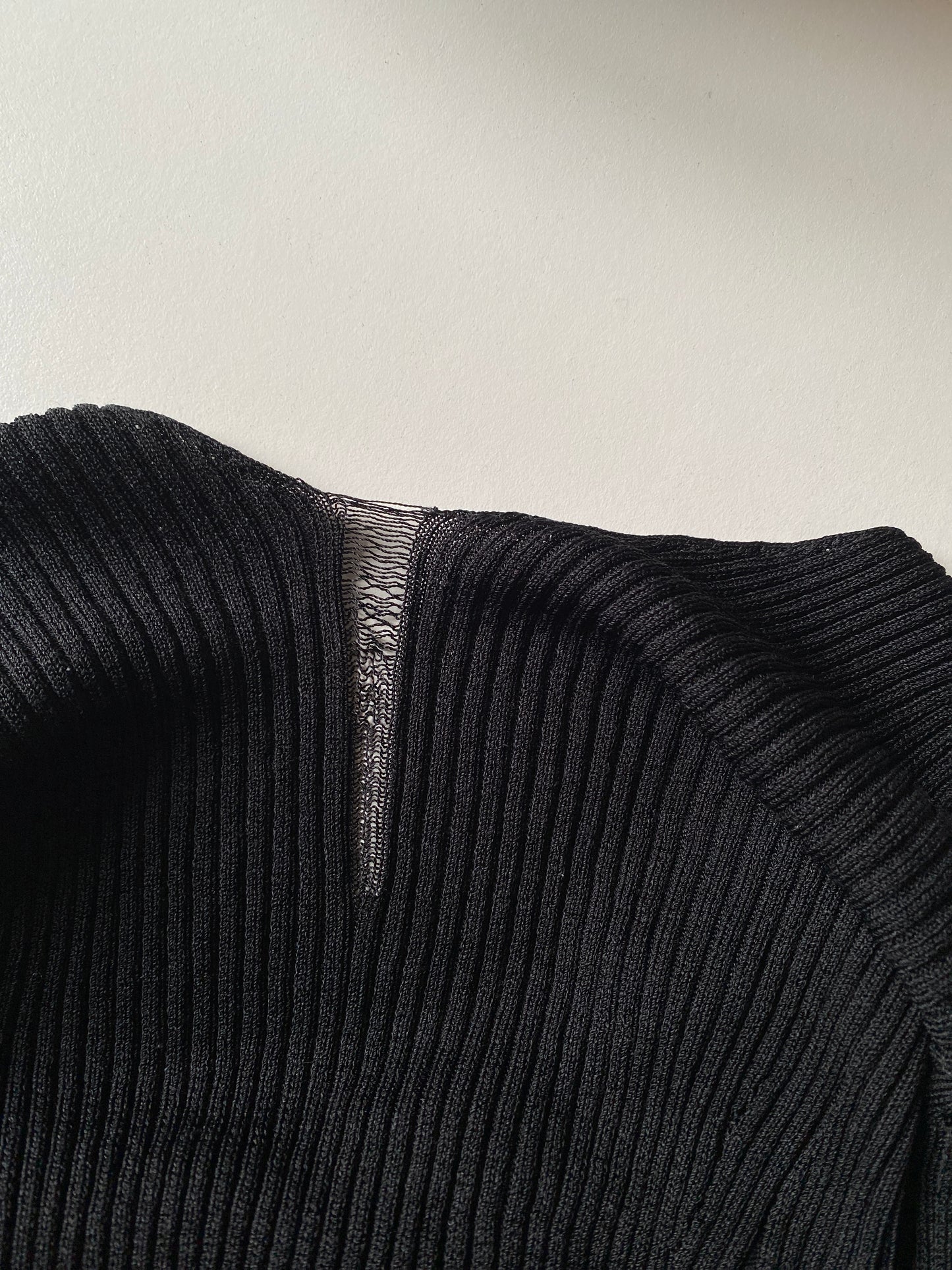 Sheer knit top by Guess