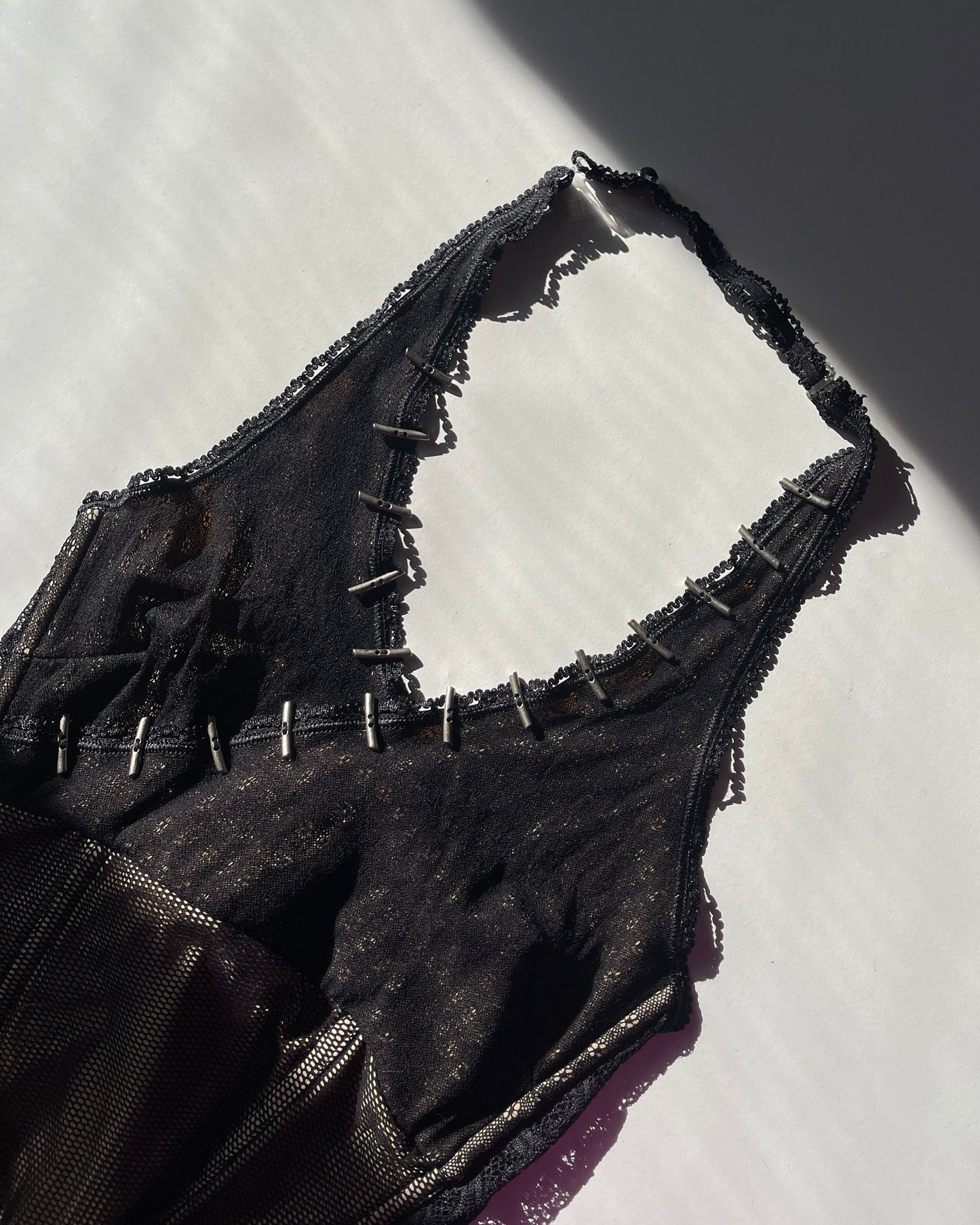 00s corset with metal details