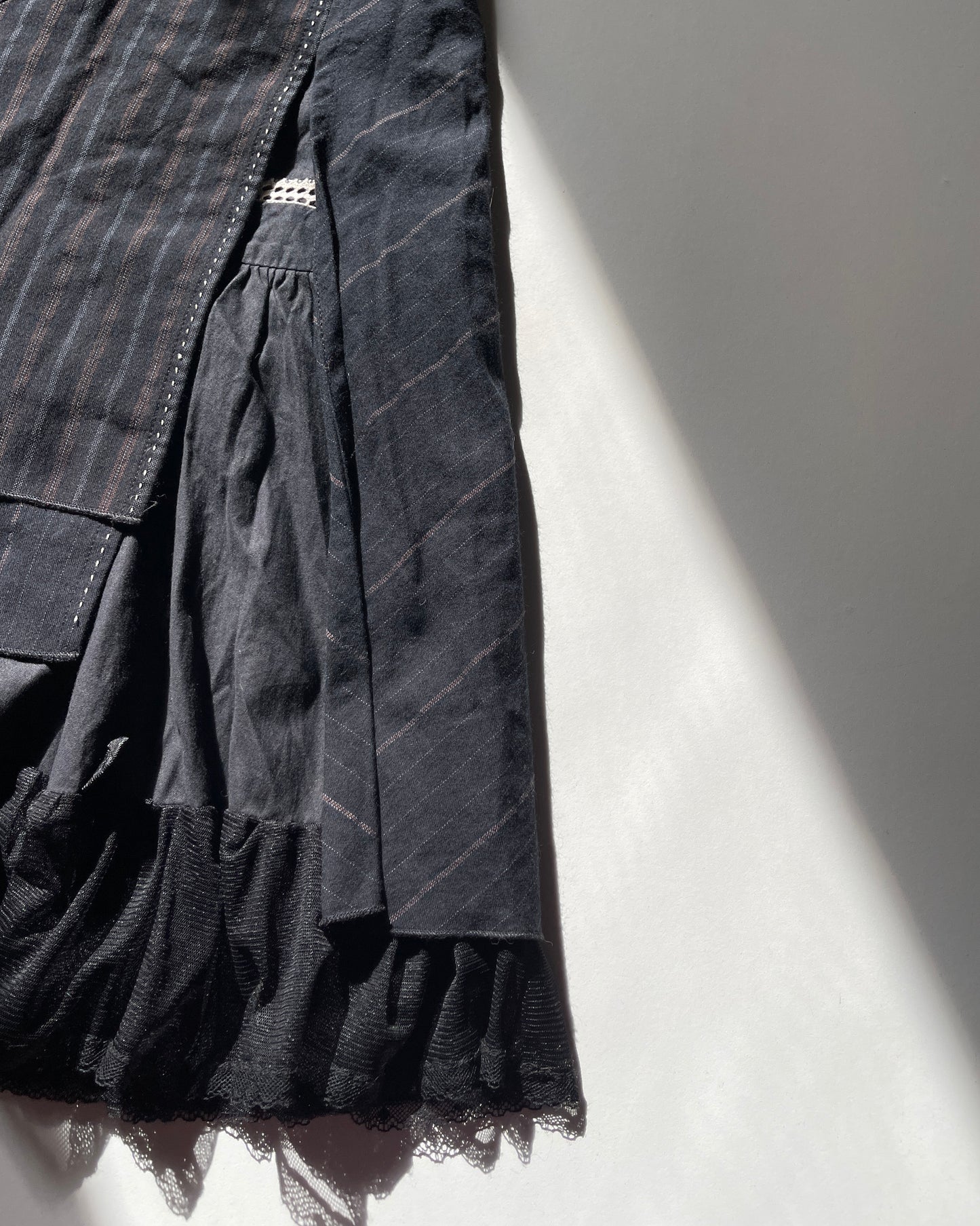 00s midi skirt with layers