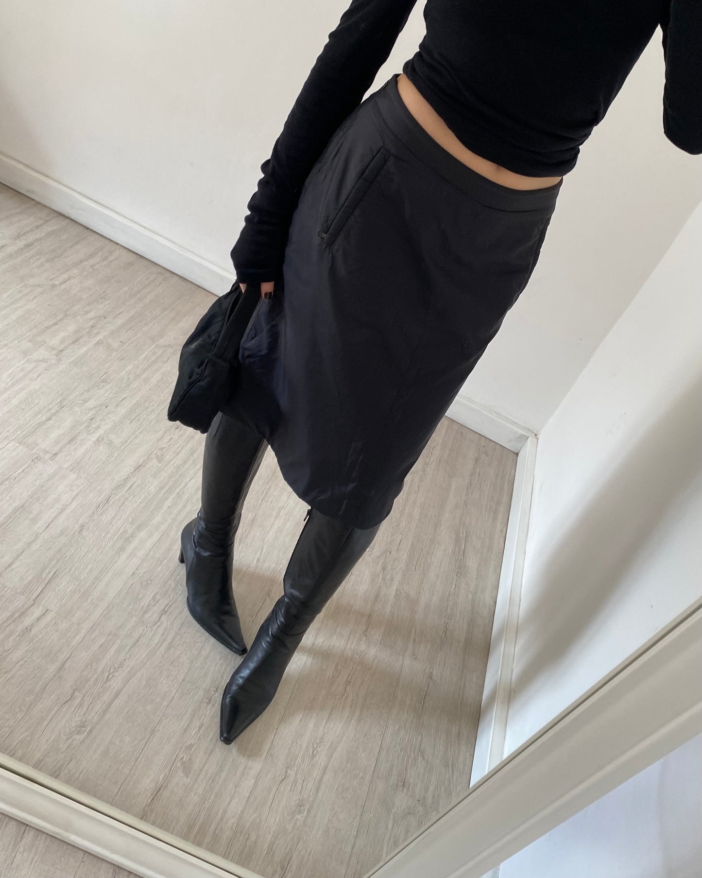 Prada nylon skirt