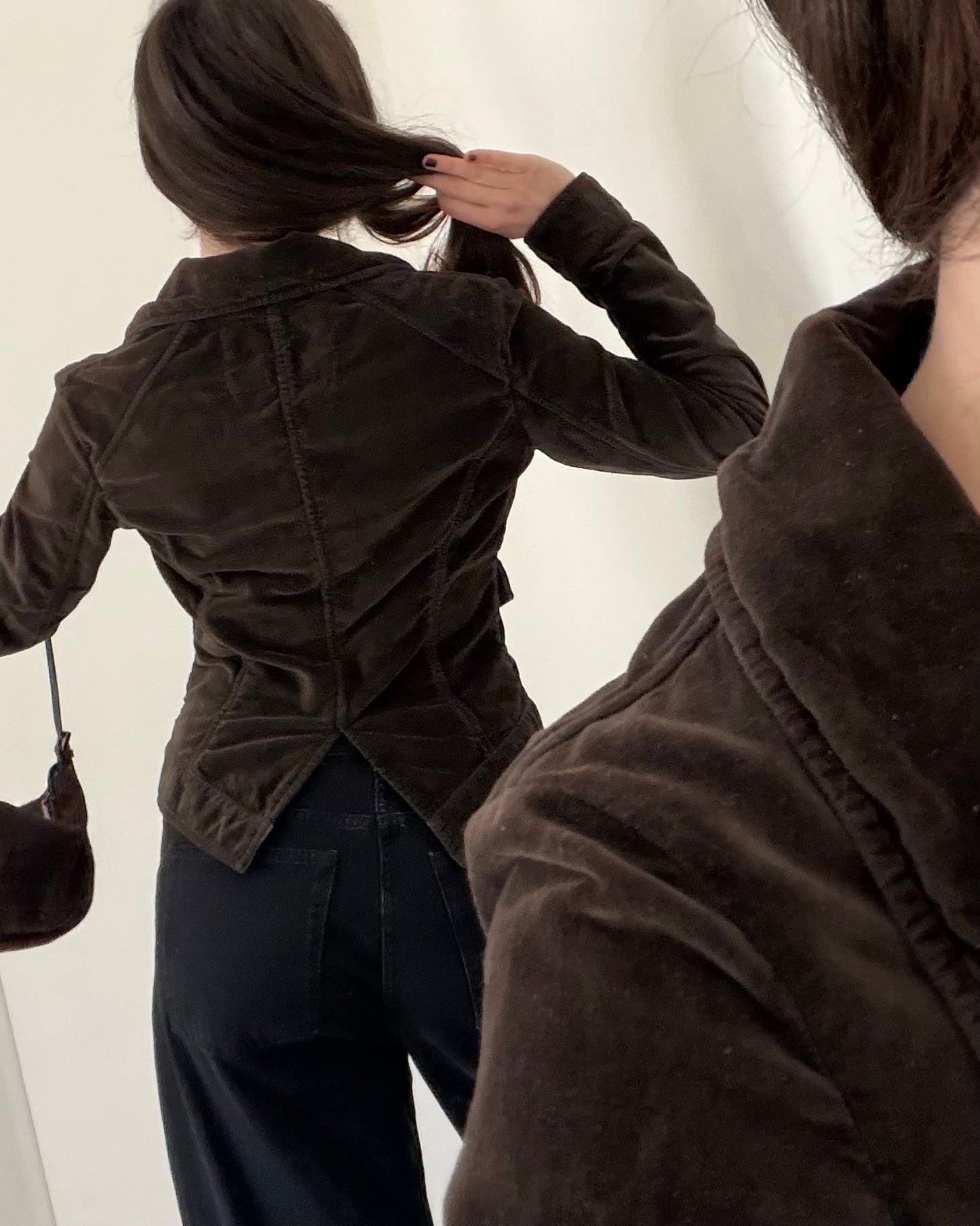 Fitted mini blazer