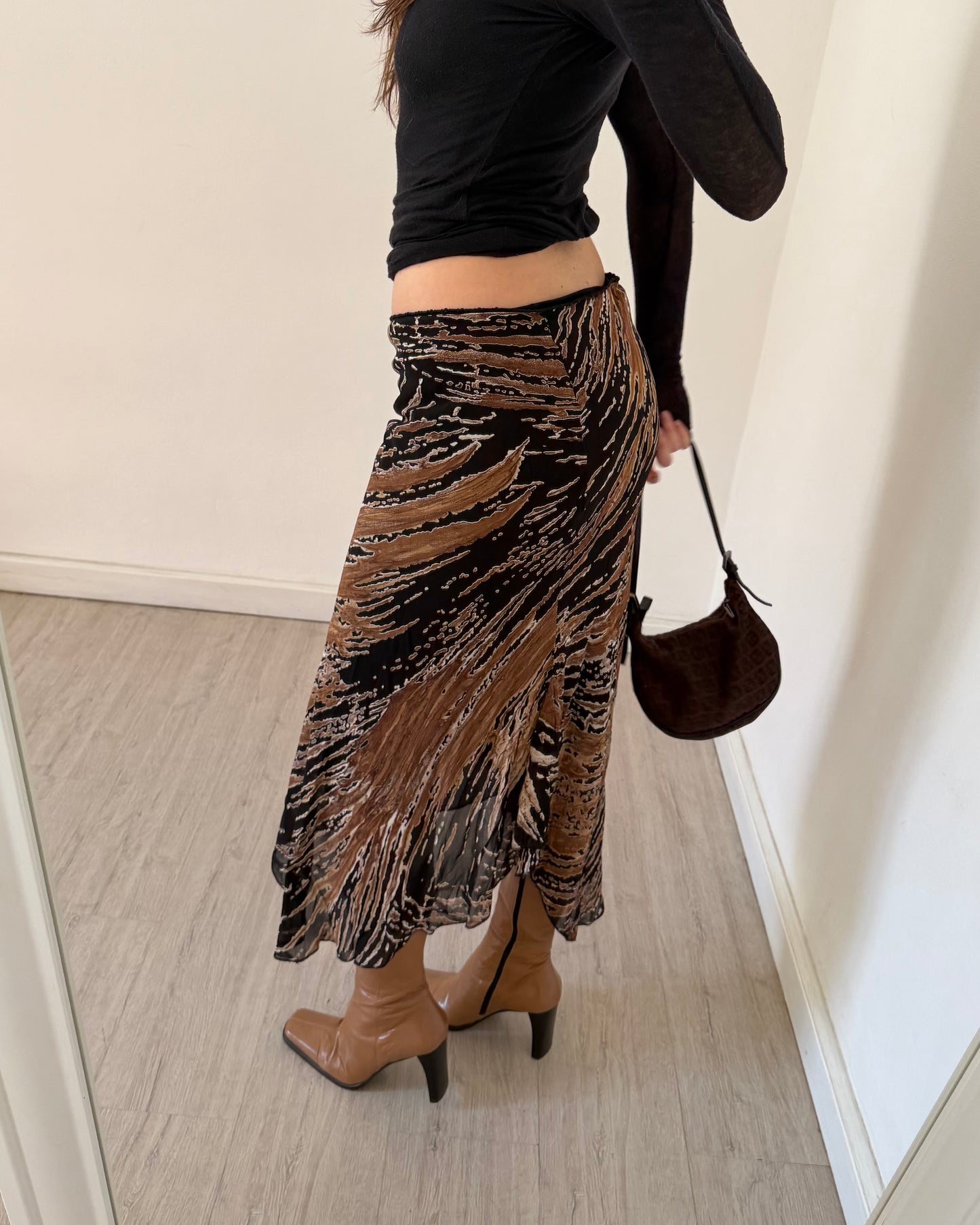 00s asymmetric skirt