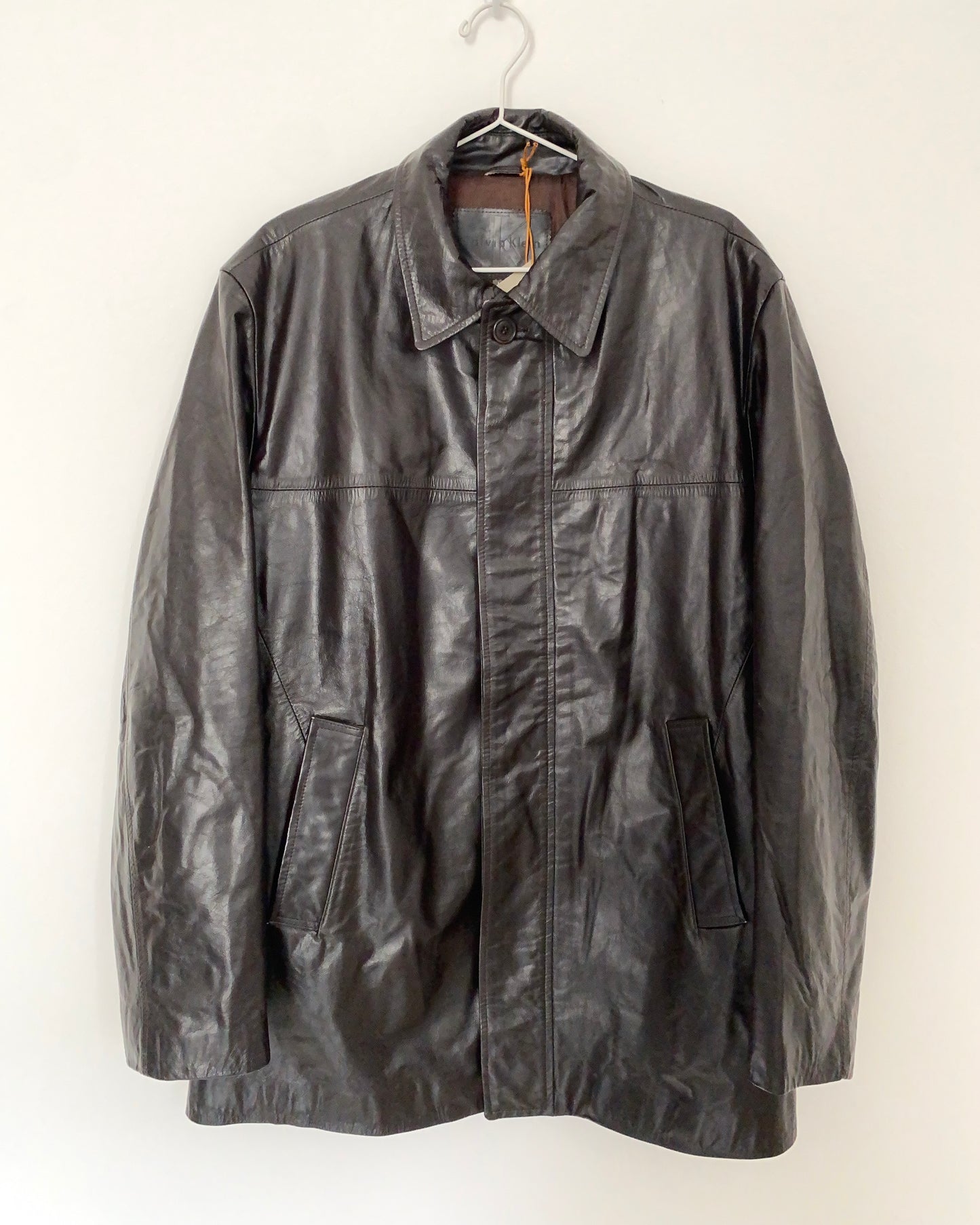 Calvin klein leather jacket