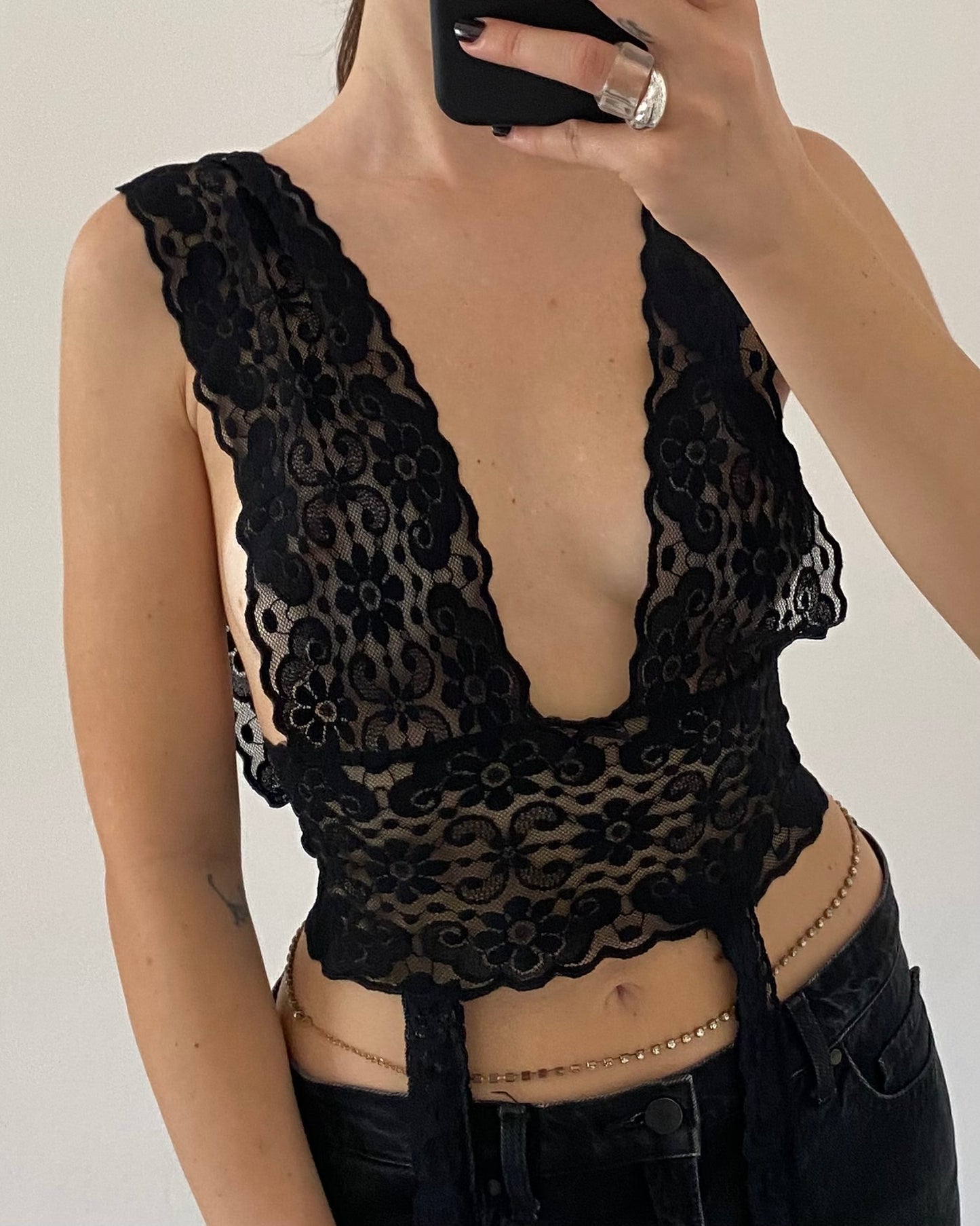 Vintage lace top