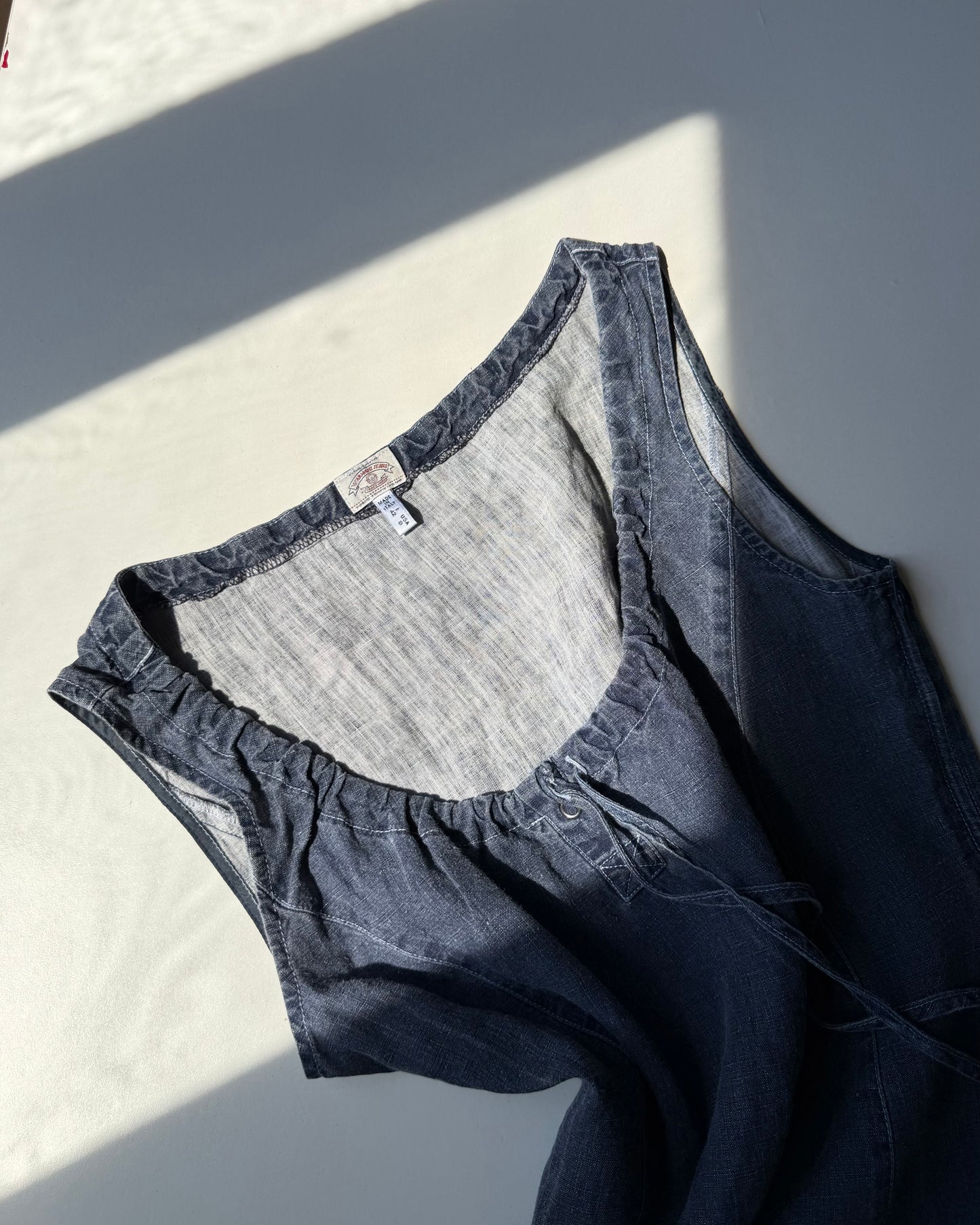 Armani linen mini dress