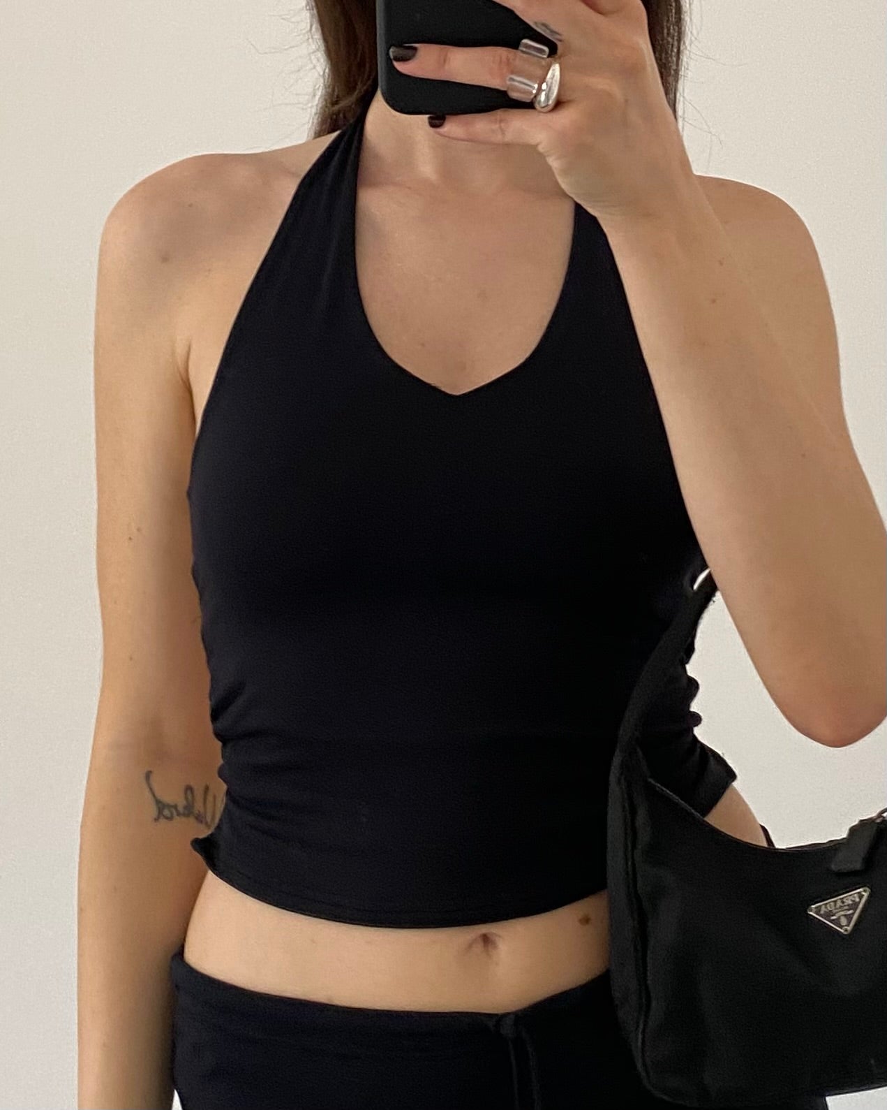 00s halterneck backless top