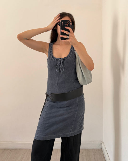 Armani linen mini dress