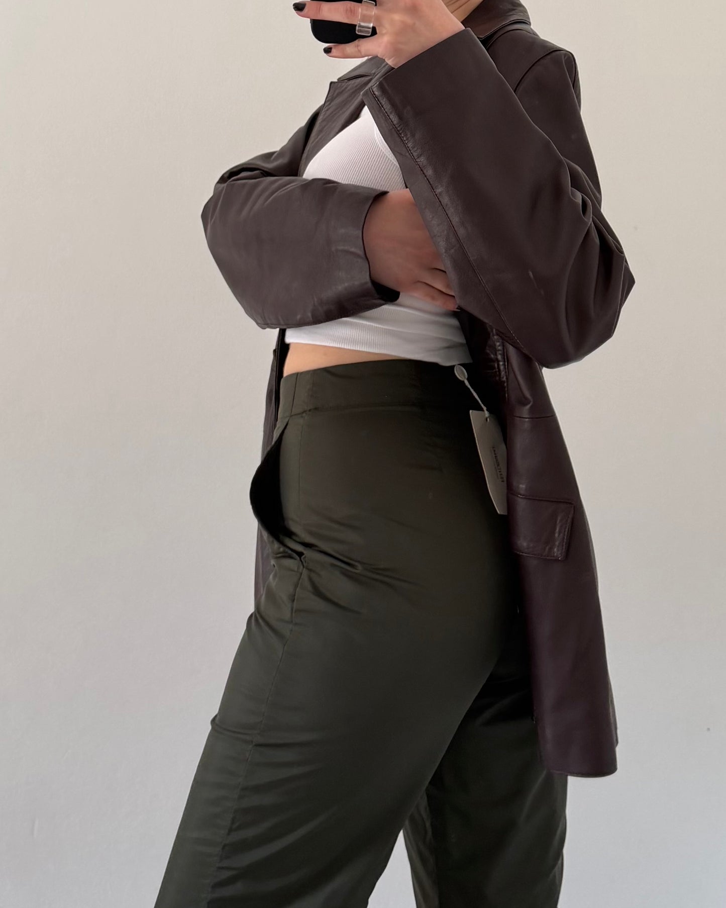 Fendissime by Fendi nylon trousers