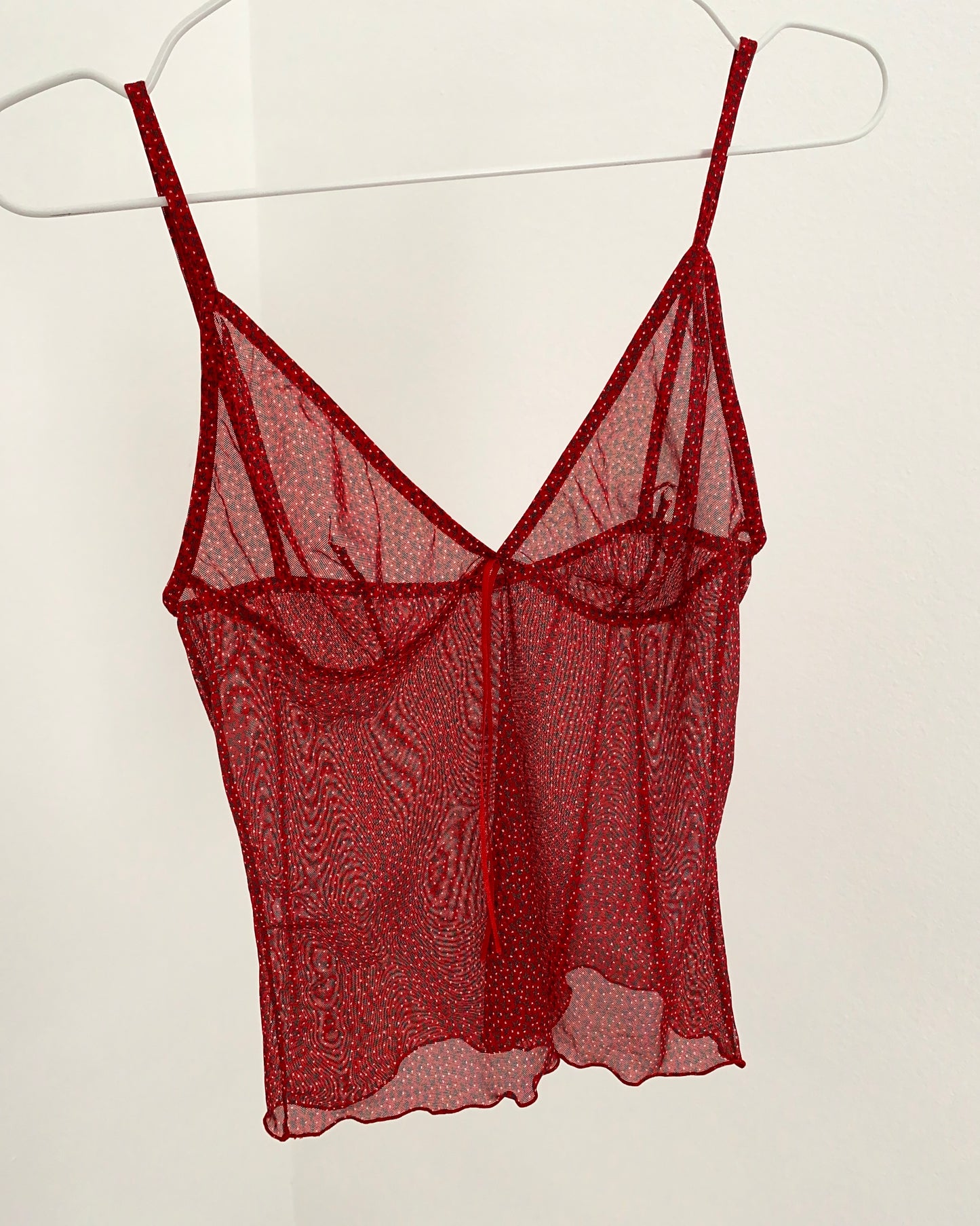 Sheer ditsy flower top