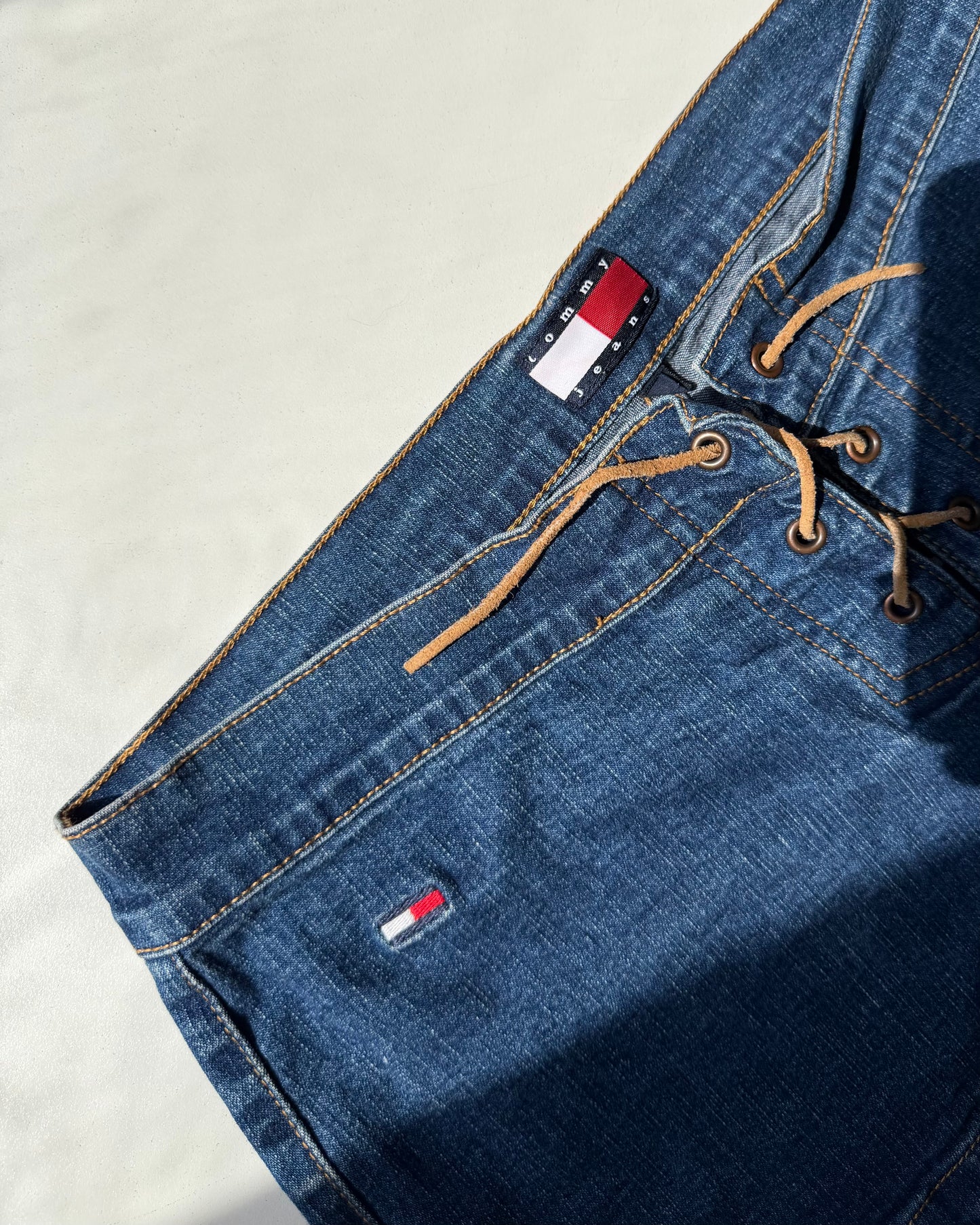 00s Tommy Hilfiger denim micro shorts