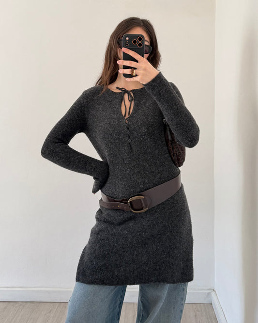 Wool mini dress