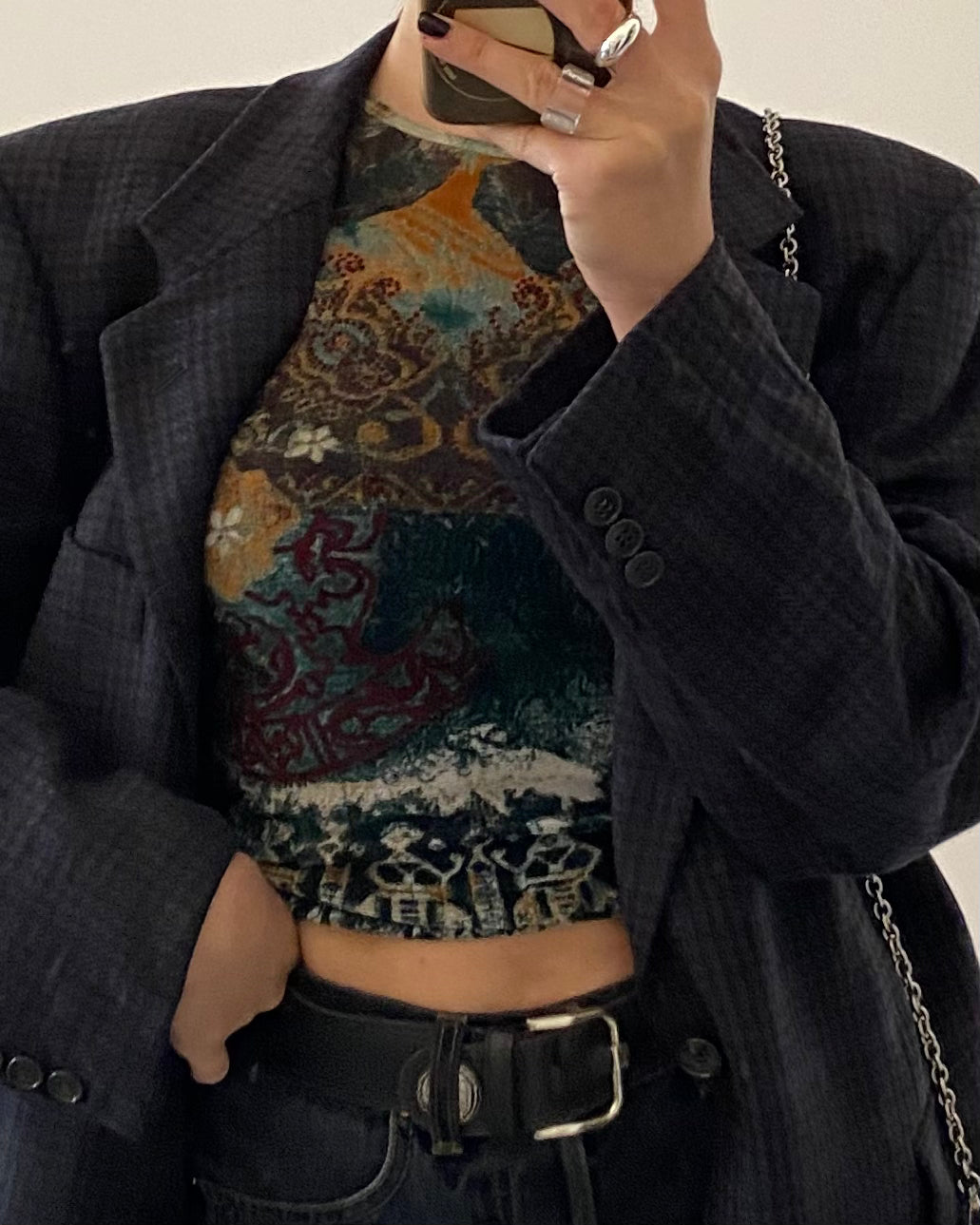 Haut en micro mesh Save the queen #9