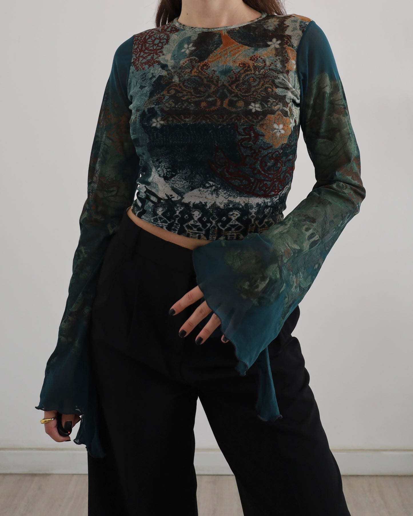 Haut en micro mesh Save the queen #9