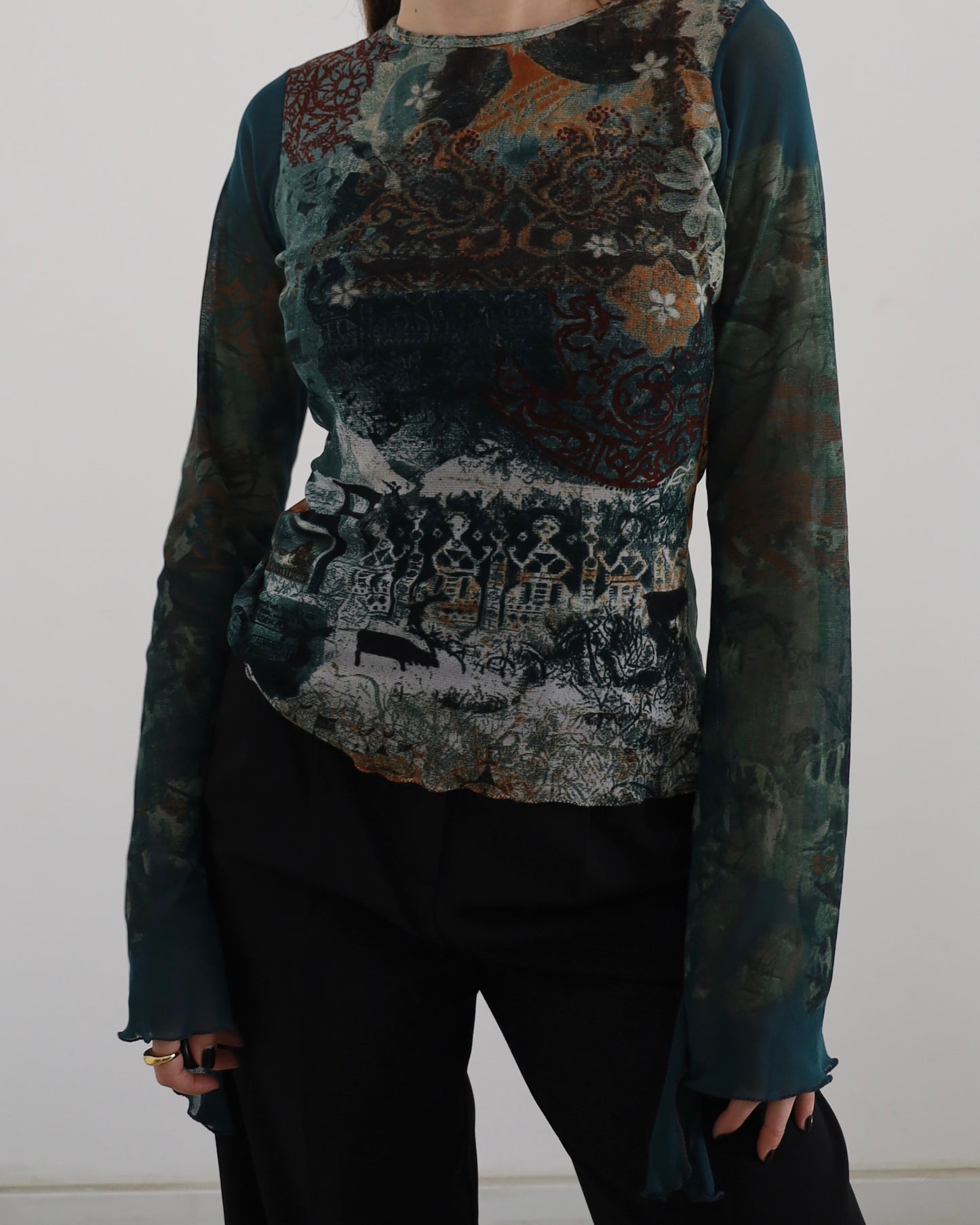 Haut en micro mesh Save the queen #9