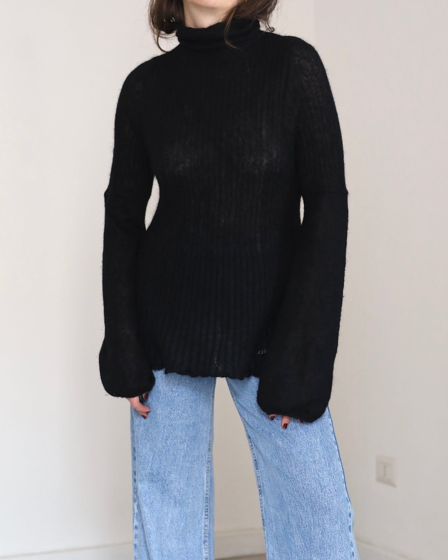 Costume National mohair knit top