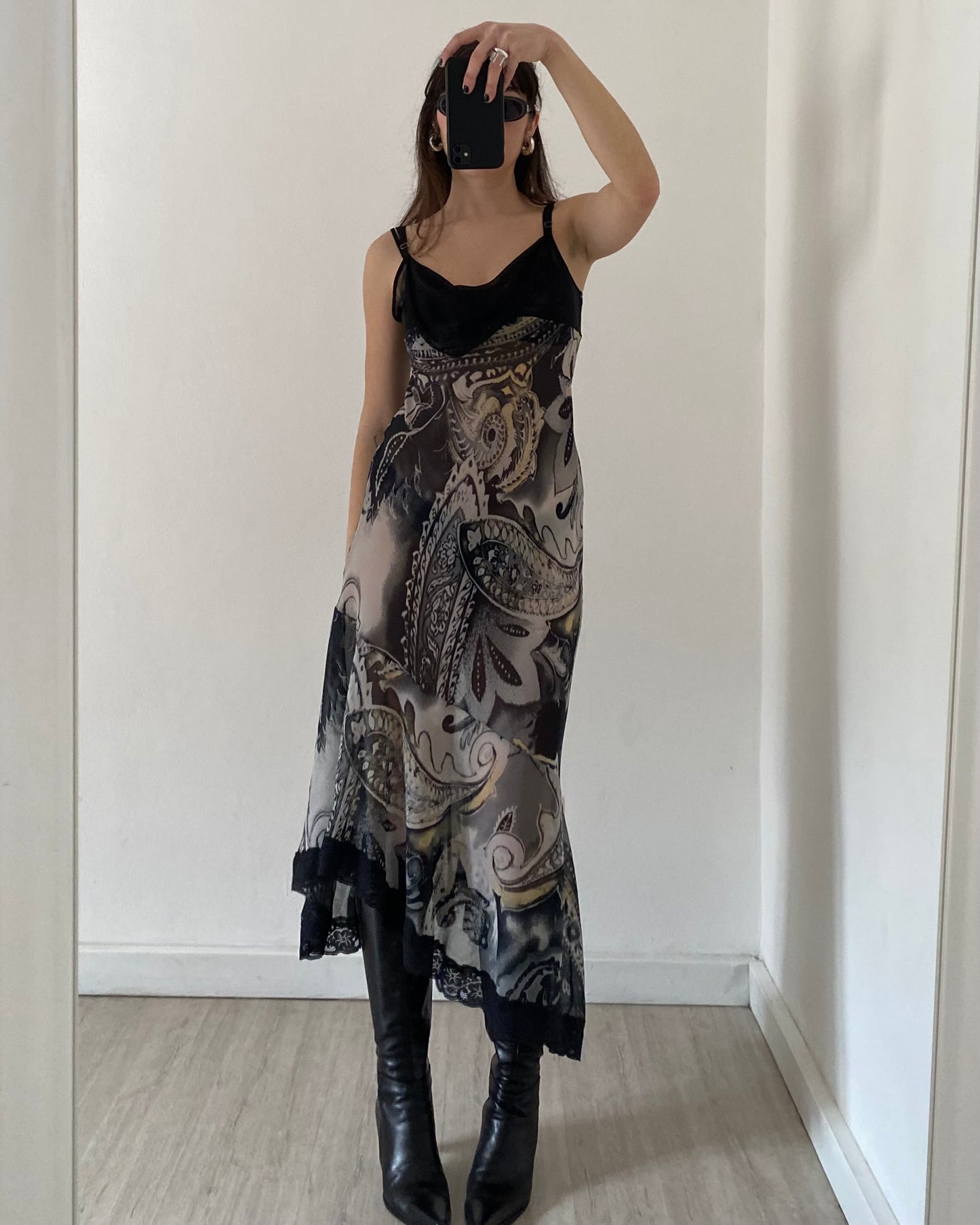 Sheer long dress