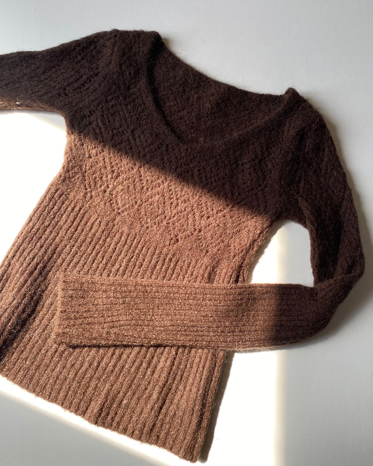 Mohair knit top