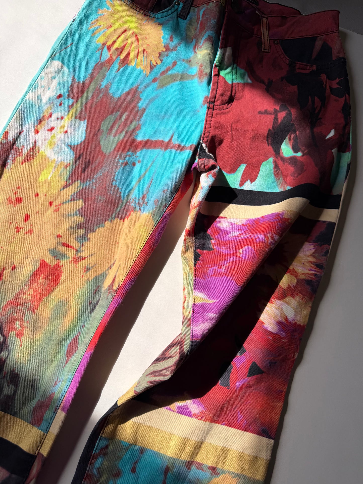 Roberto Cavalli printed jeans