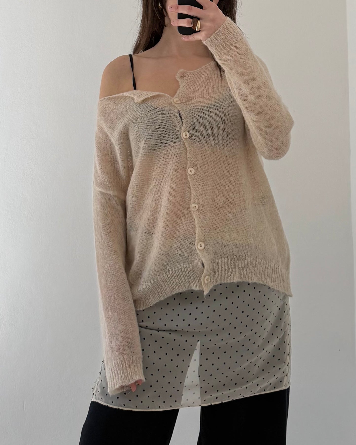 Mohair cardigan