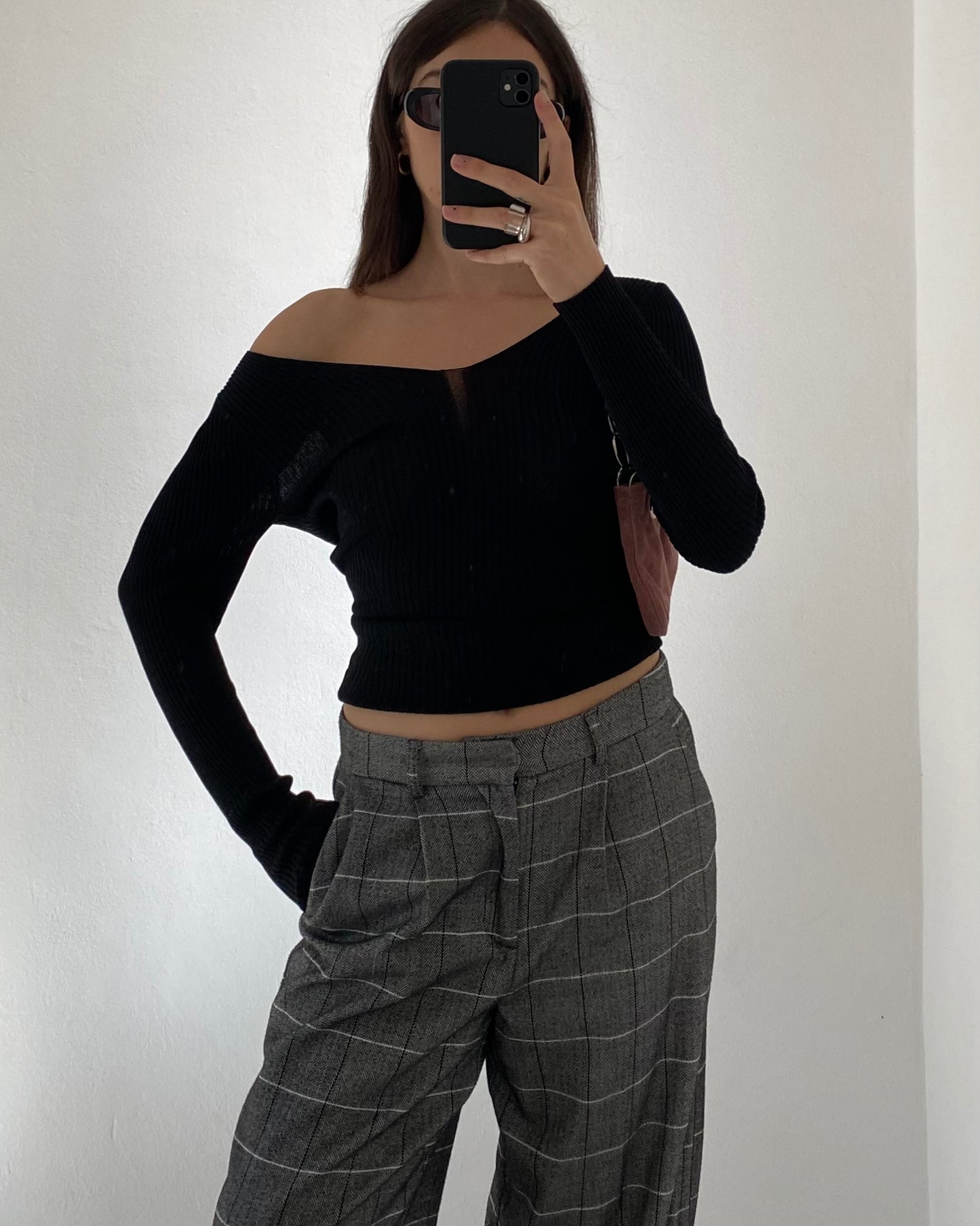 Sheer knit top by Guess