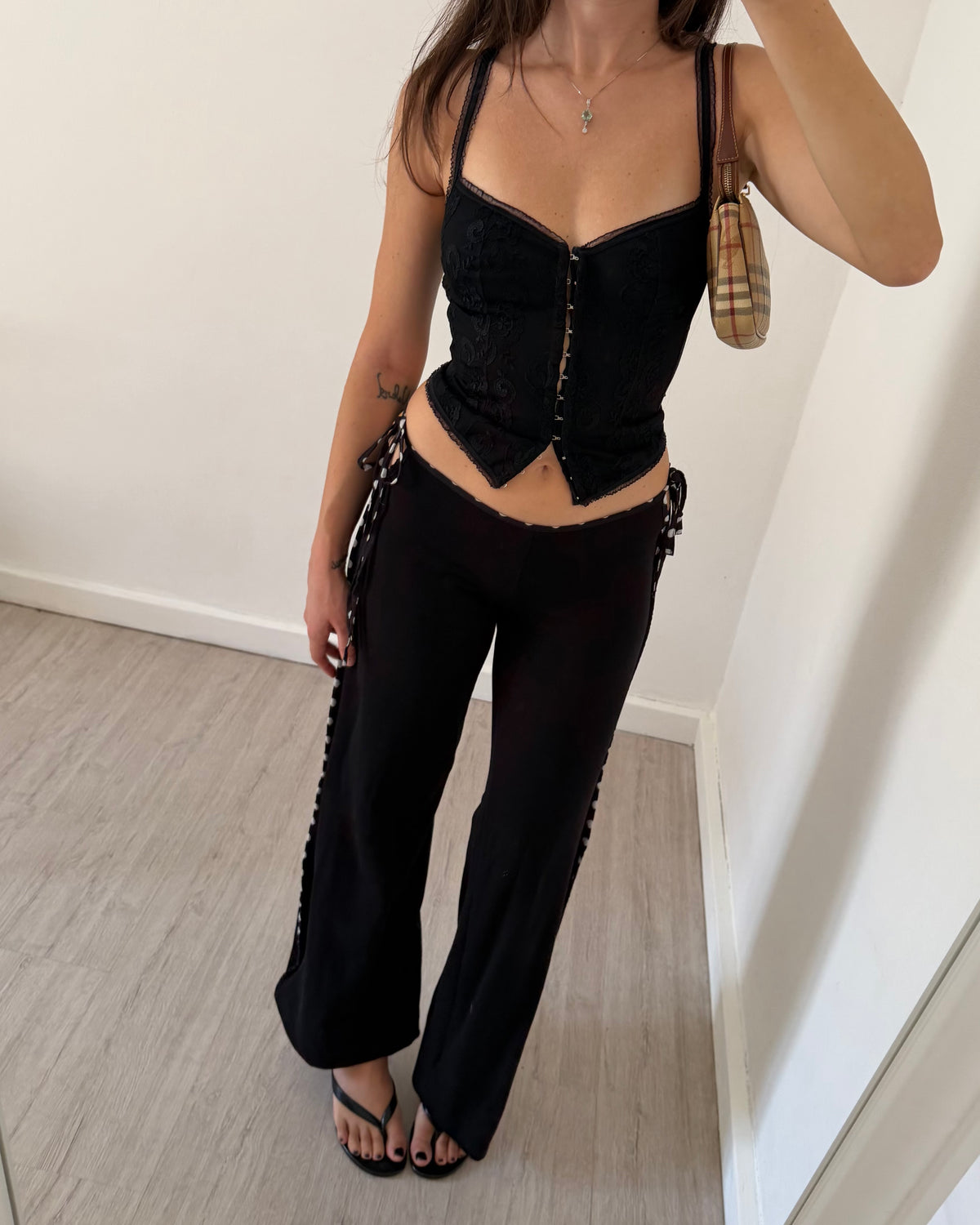 00s lace corset top