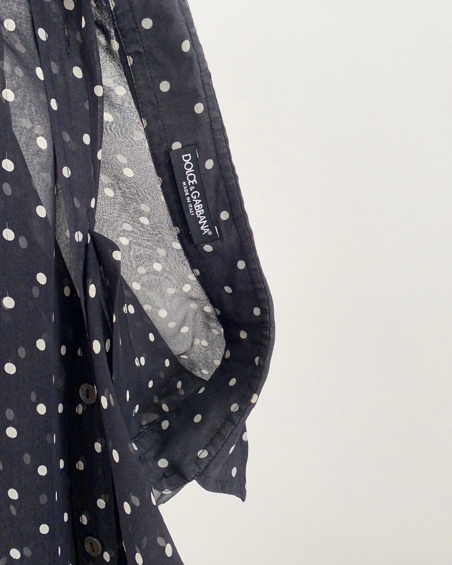 Dolce&Gabbana polka dot silk blouse