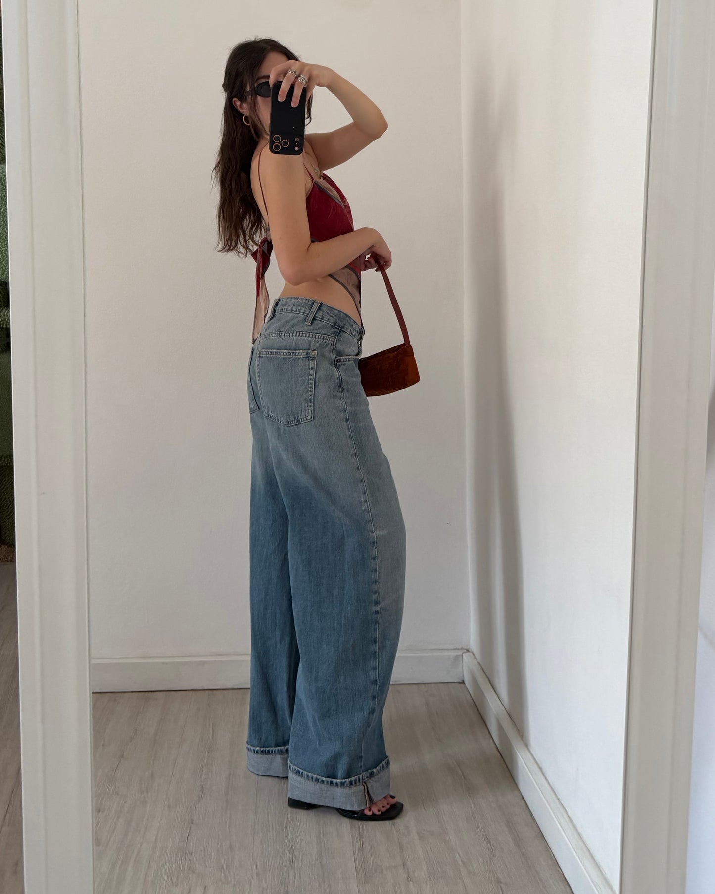 Silk bandana top