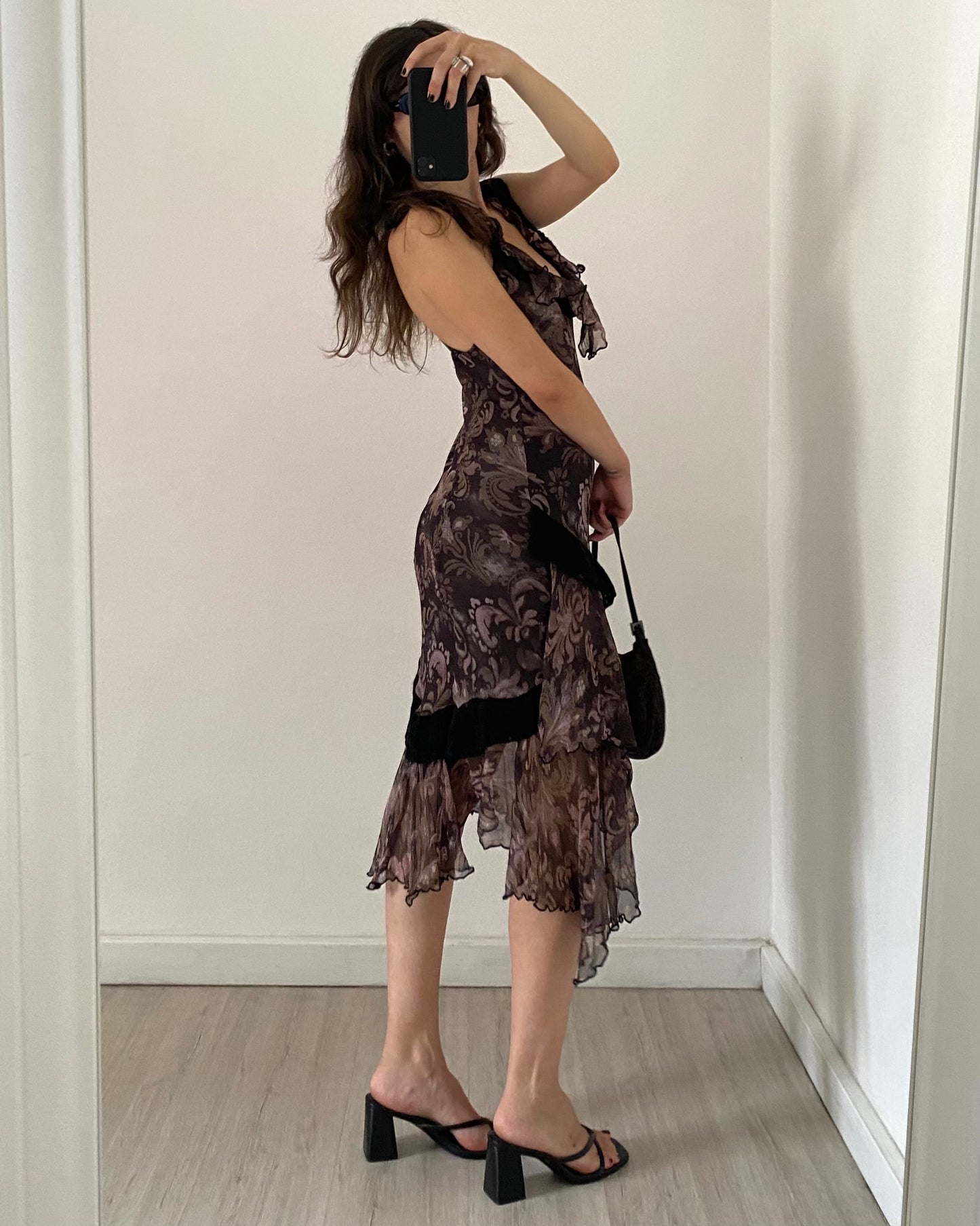 Asymmetric flowy dress