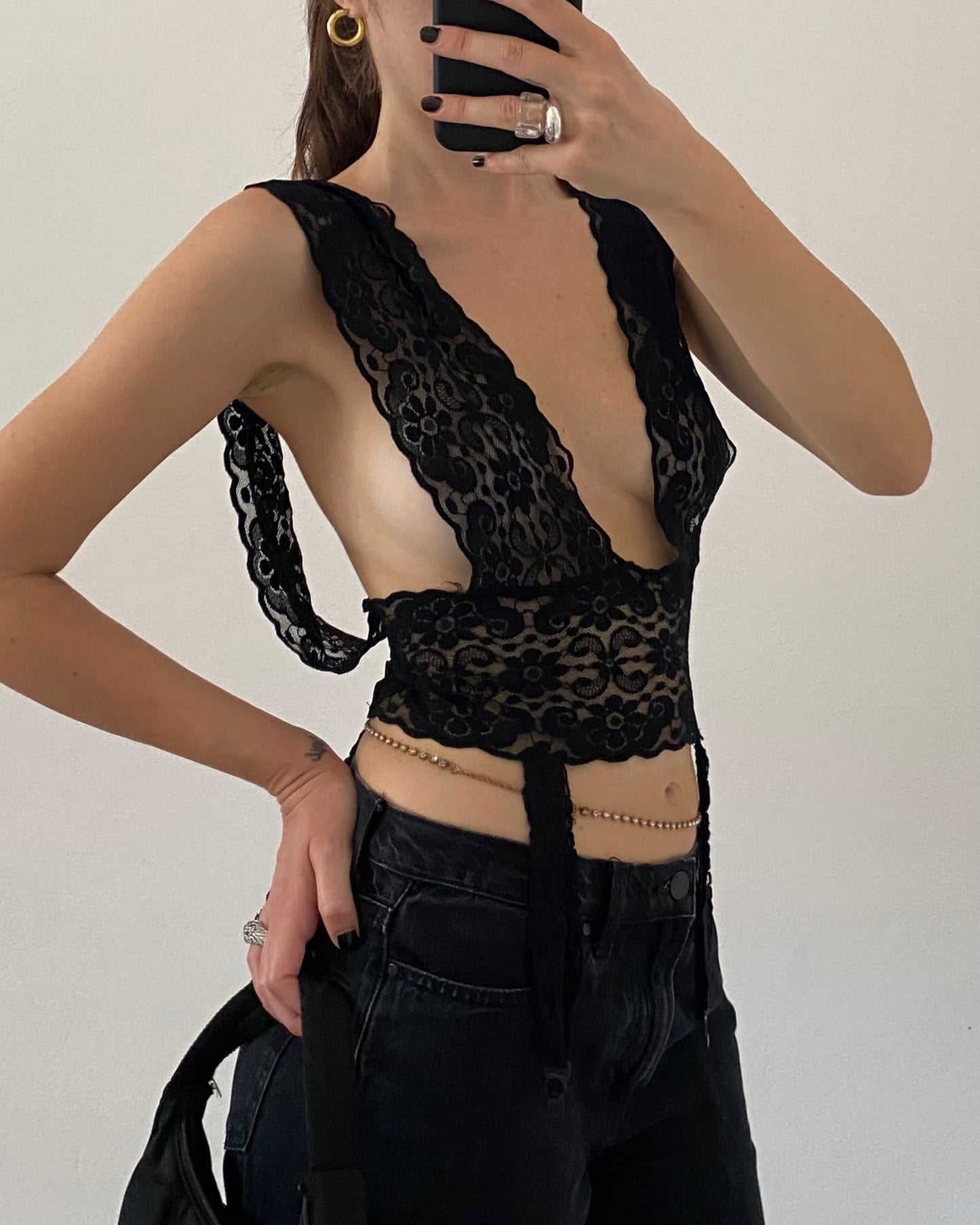 Vintage lace top