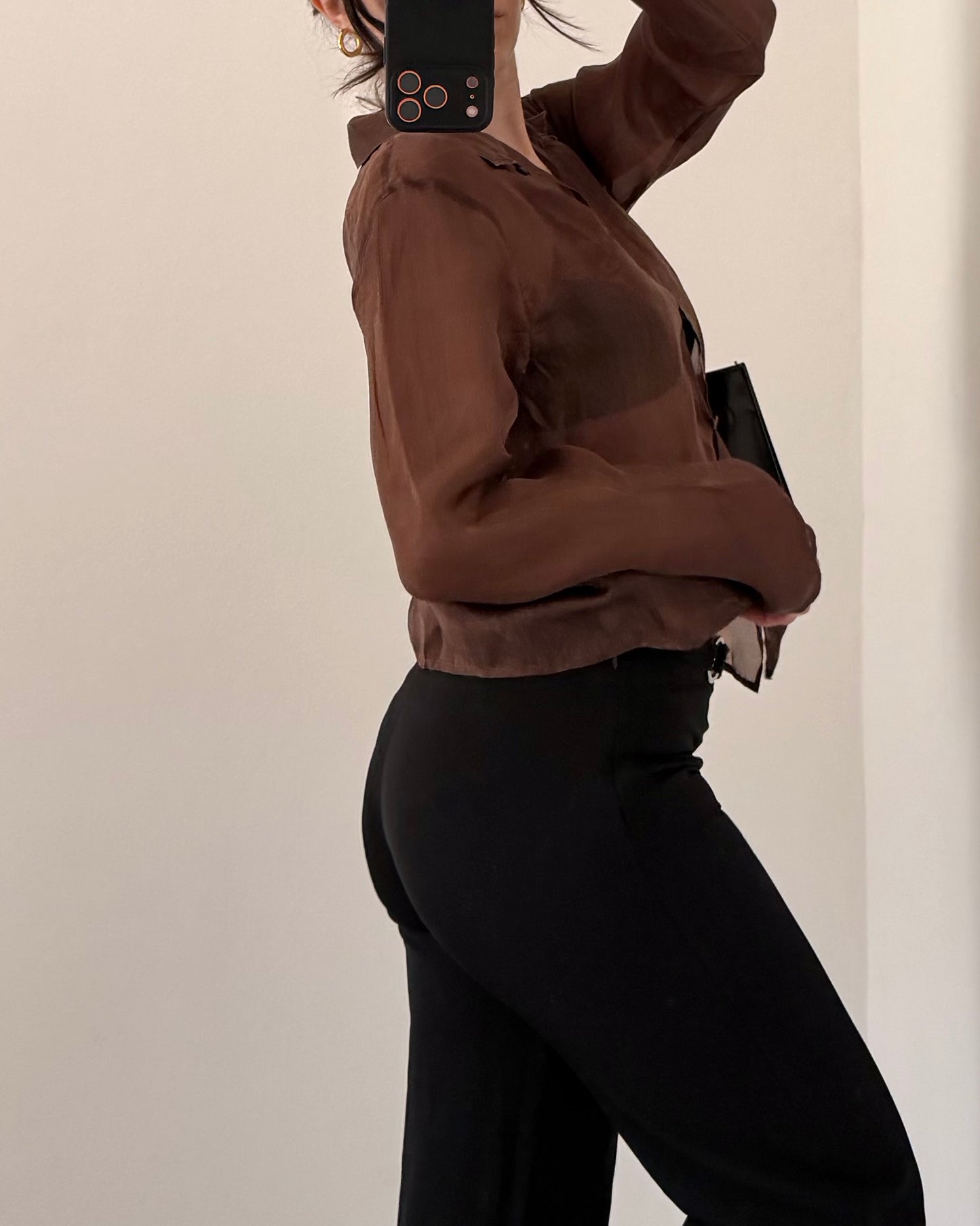 Marella silk buttoned shirt