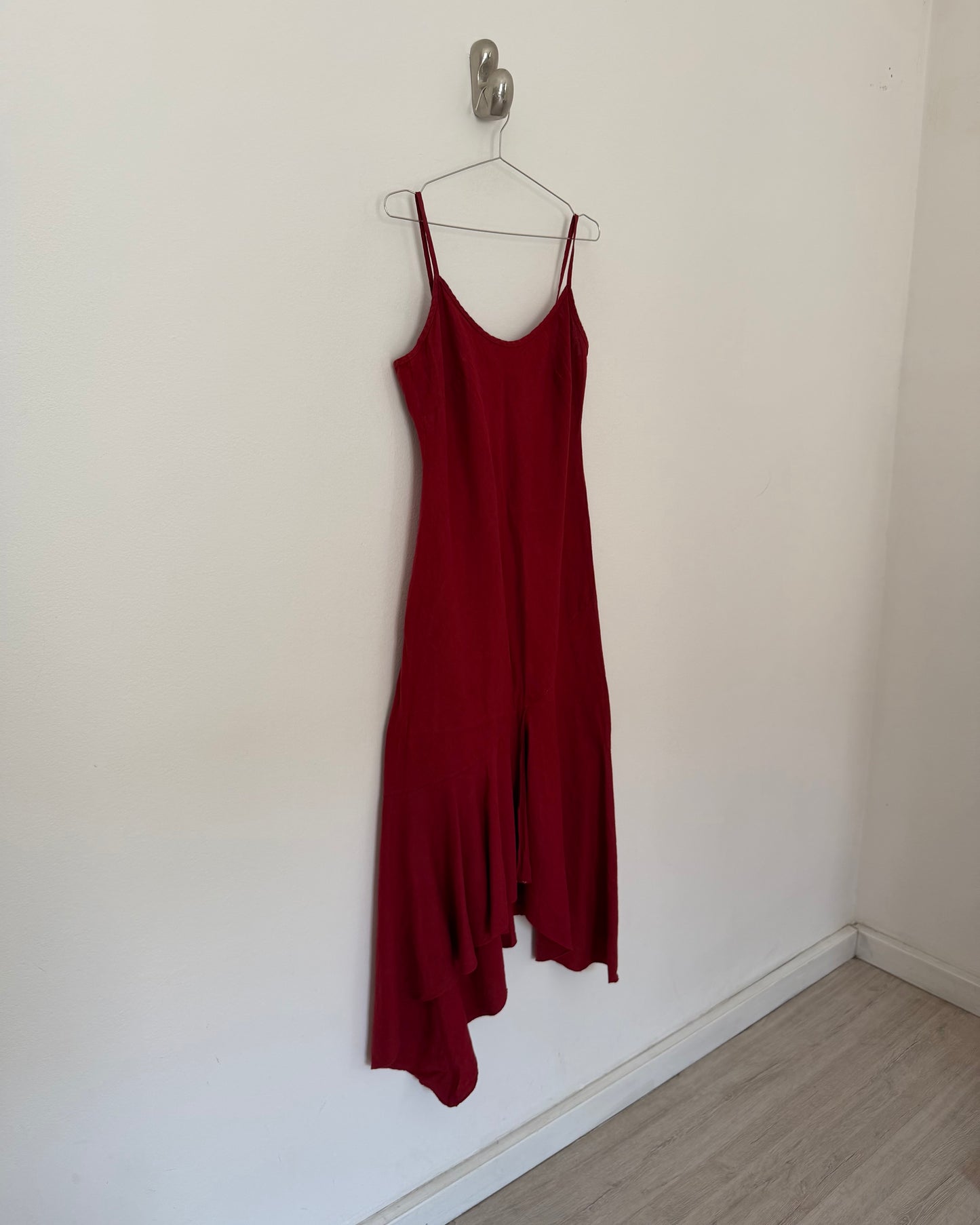 Linen asymmetric dress