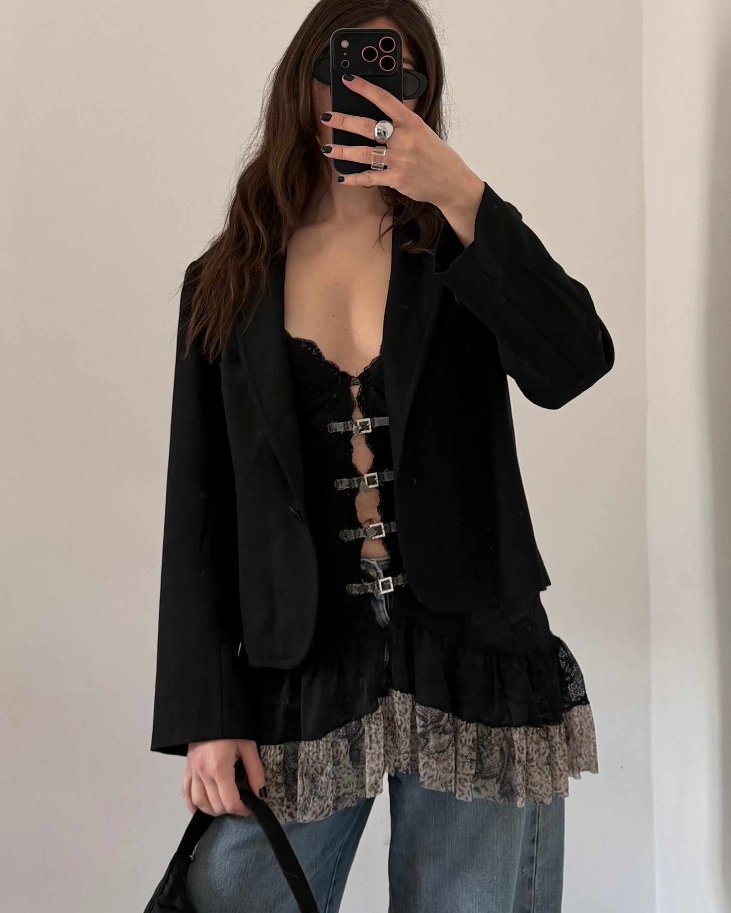 90s cropped blazer