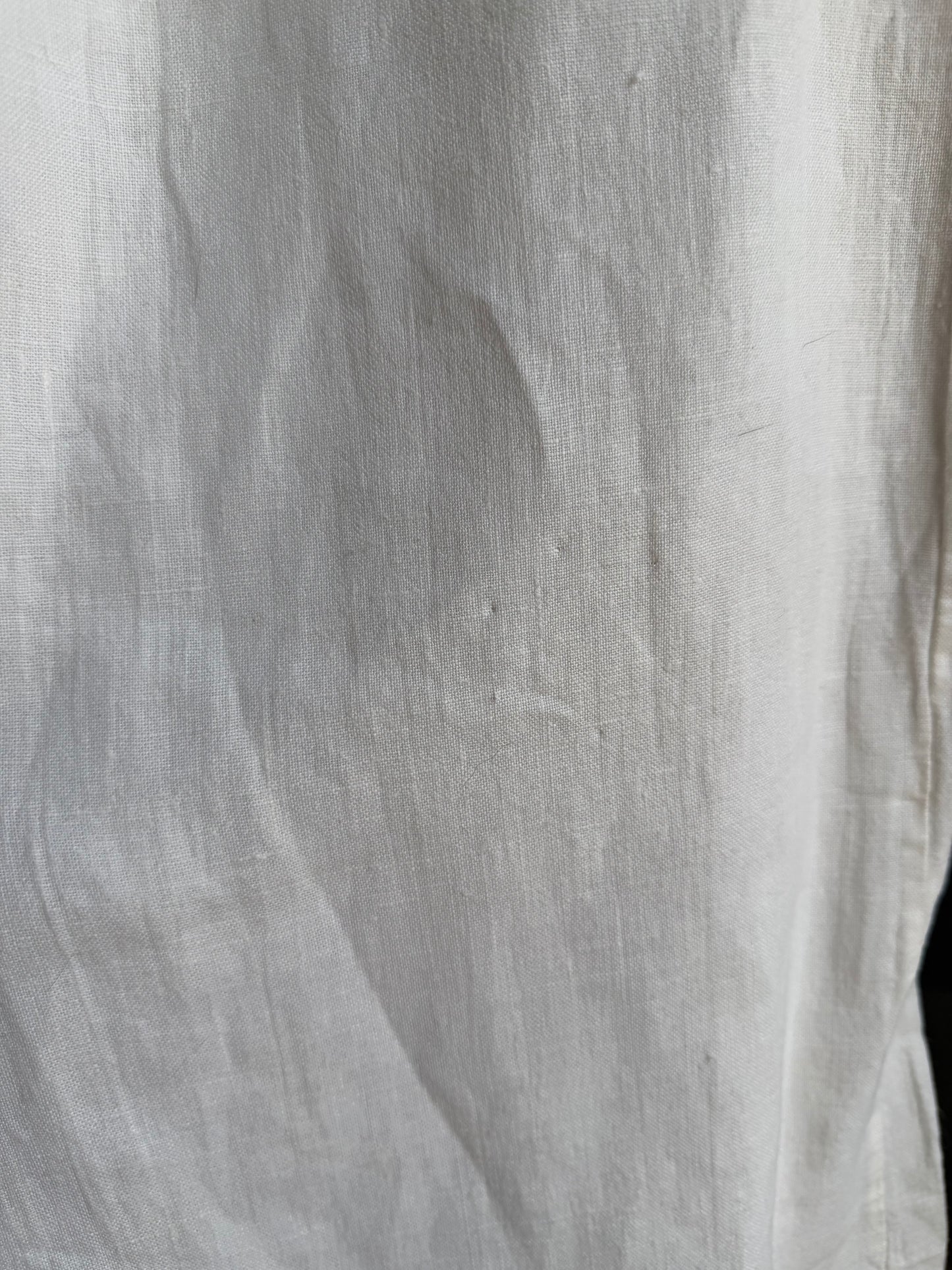 00s white linen trousers