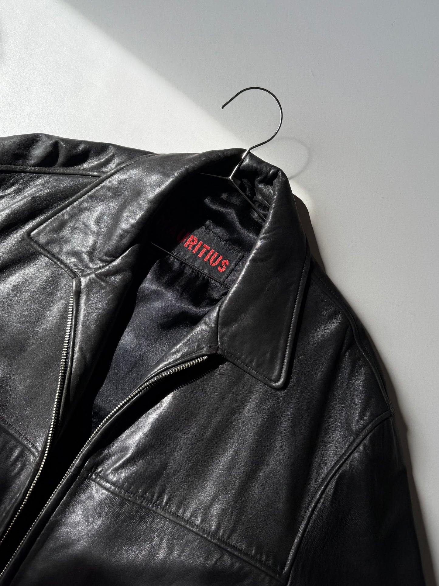 Nappa leather jacket