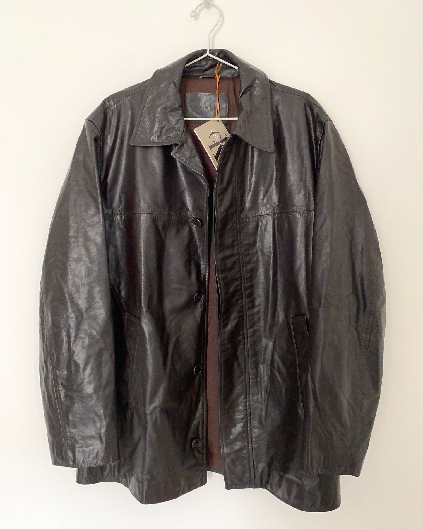 Calvin klein leather jacket