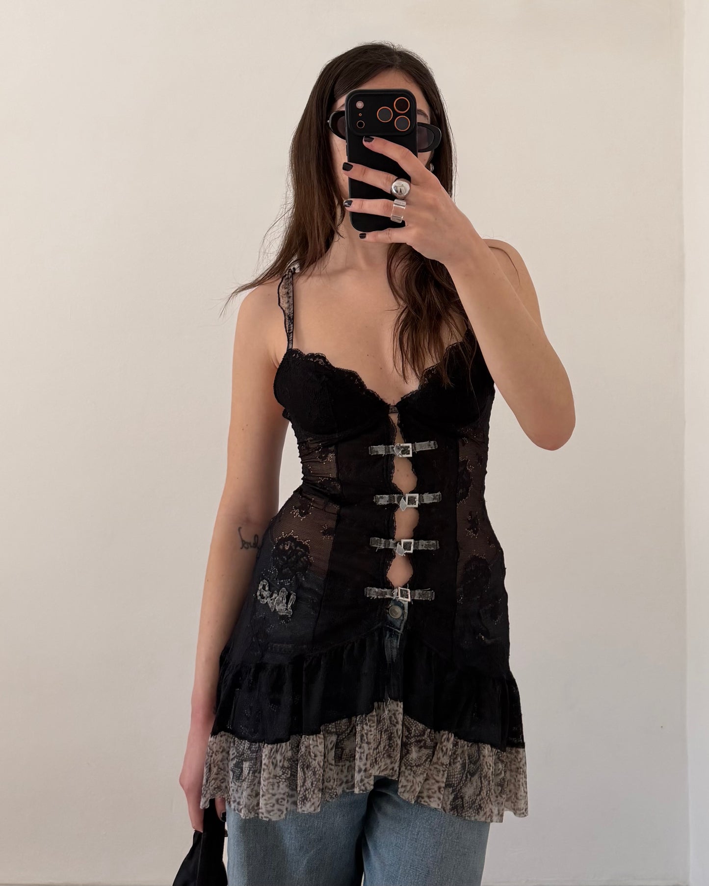 Lace corset top