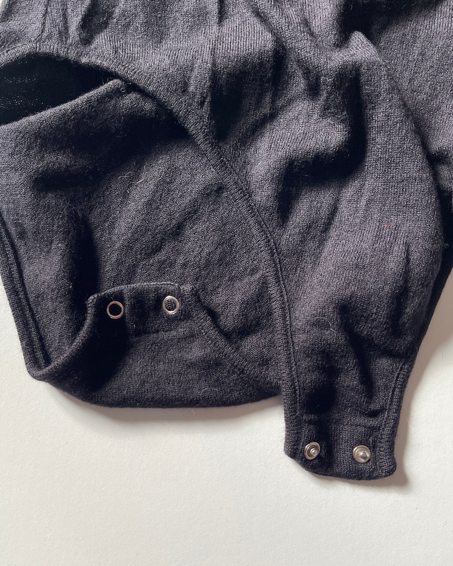 Wool turtleneck bodysuit