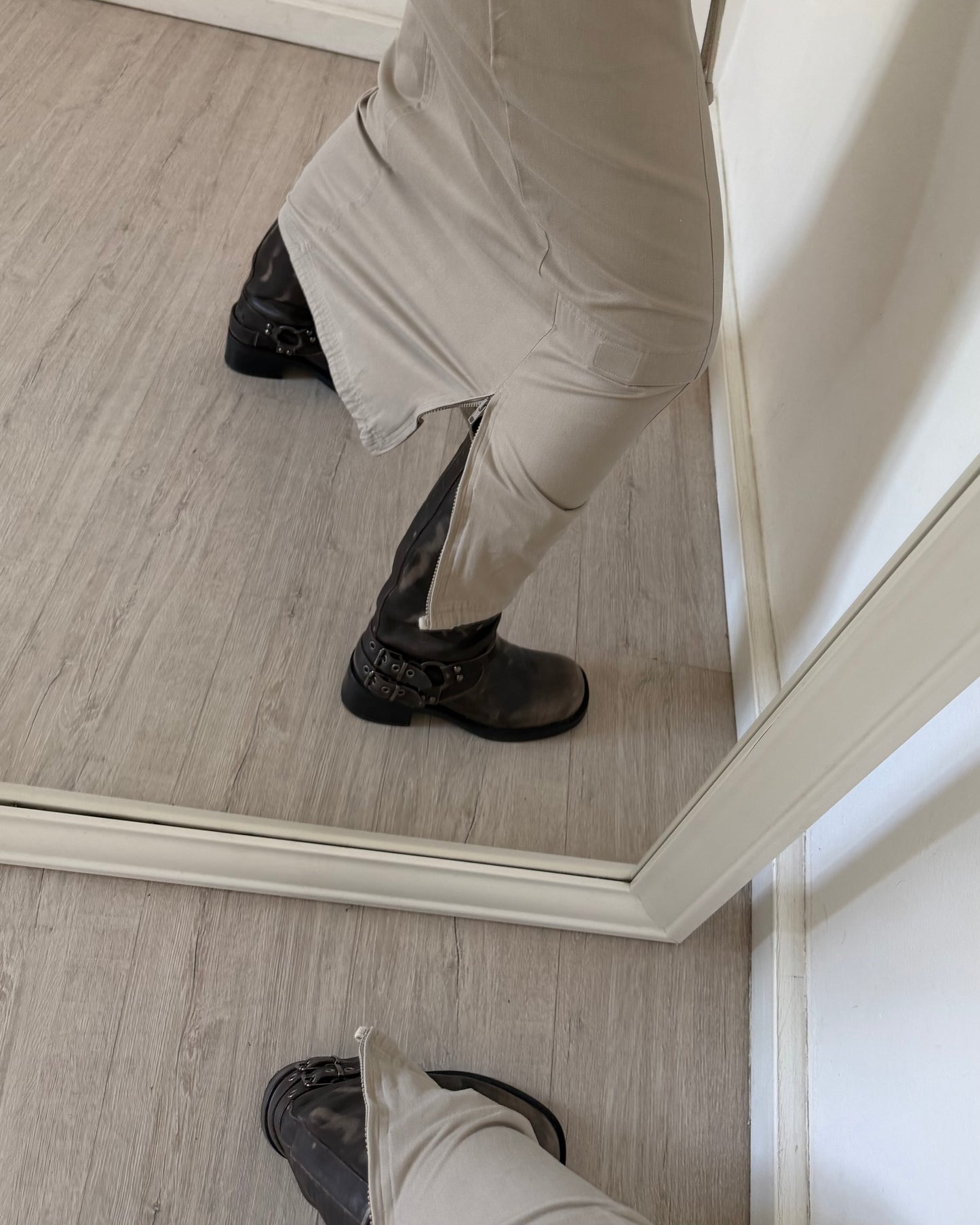 Cargo maxi skirt