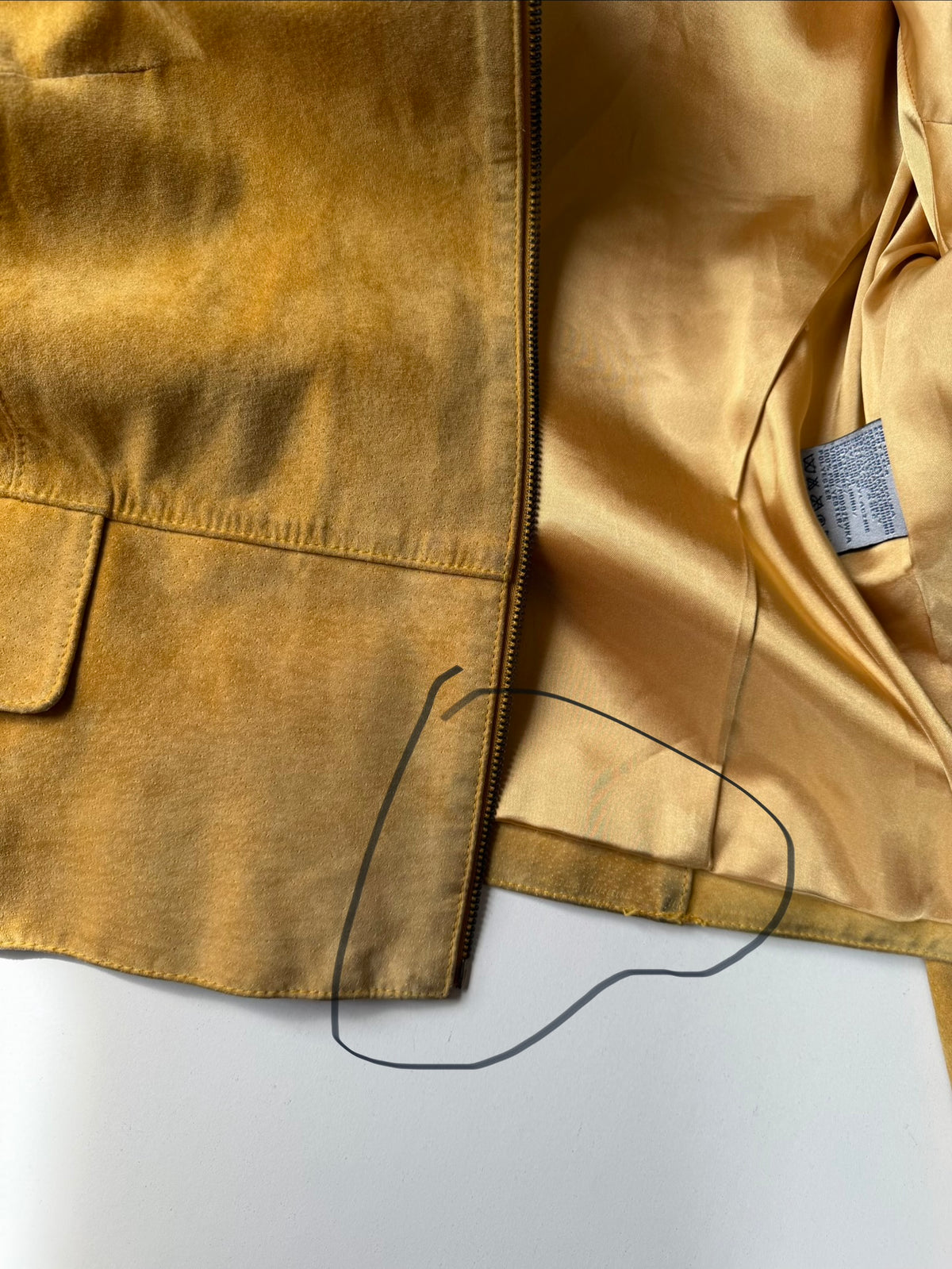 Senape suede jacket