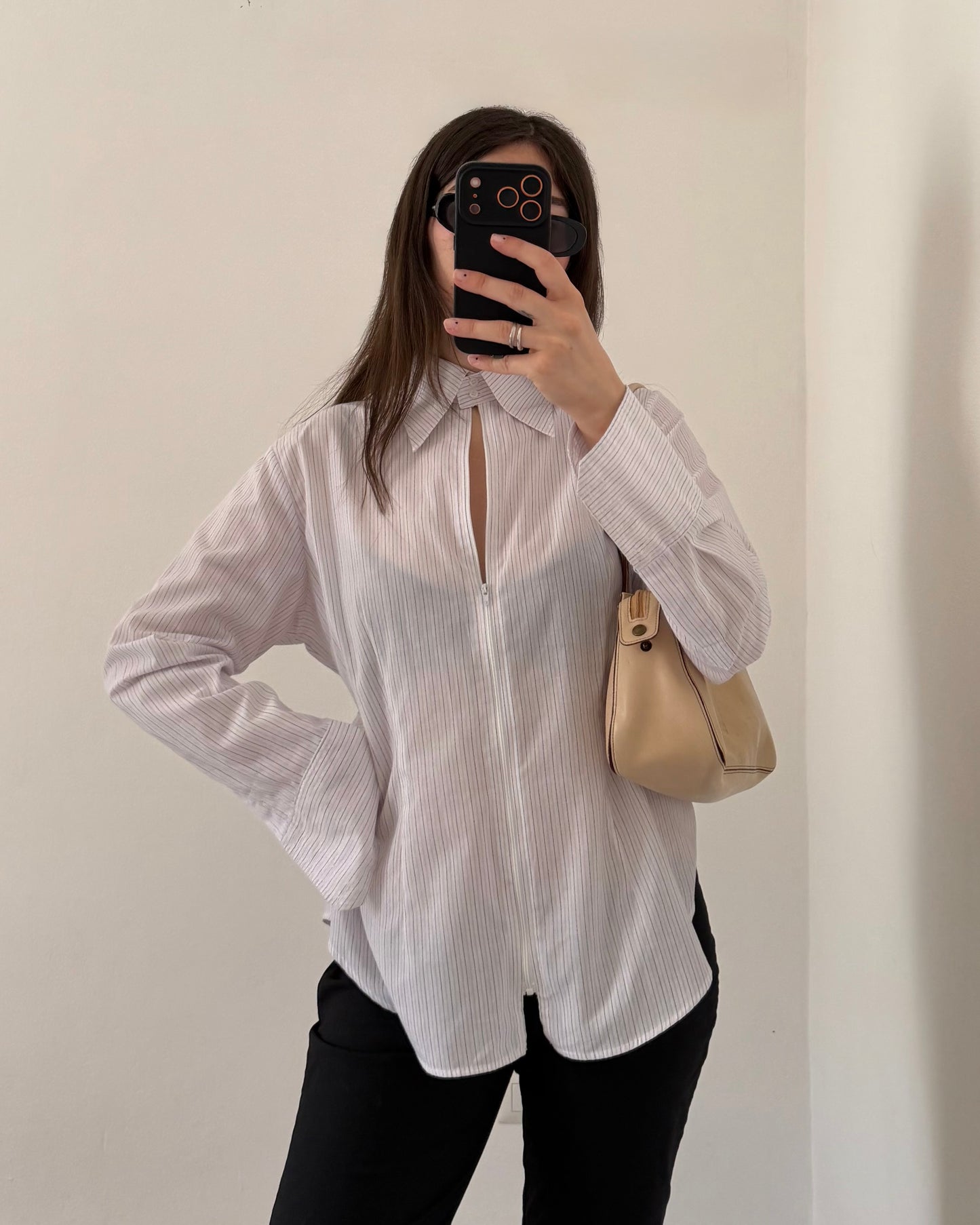 00s zipped shirt