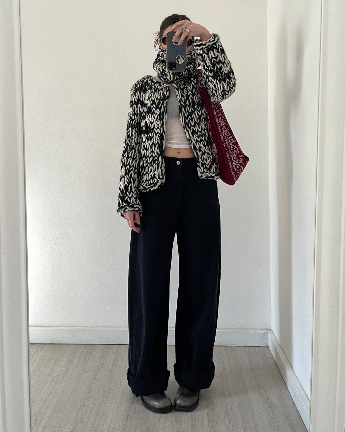 Chunky wool cardigan by Max&co