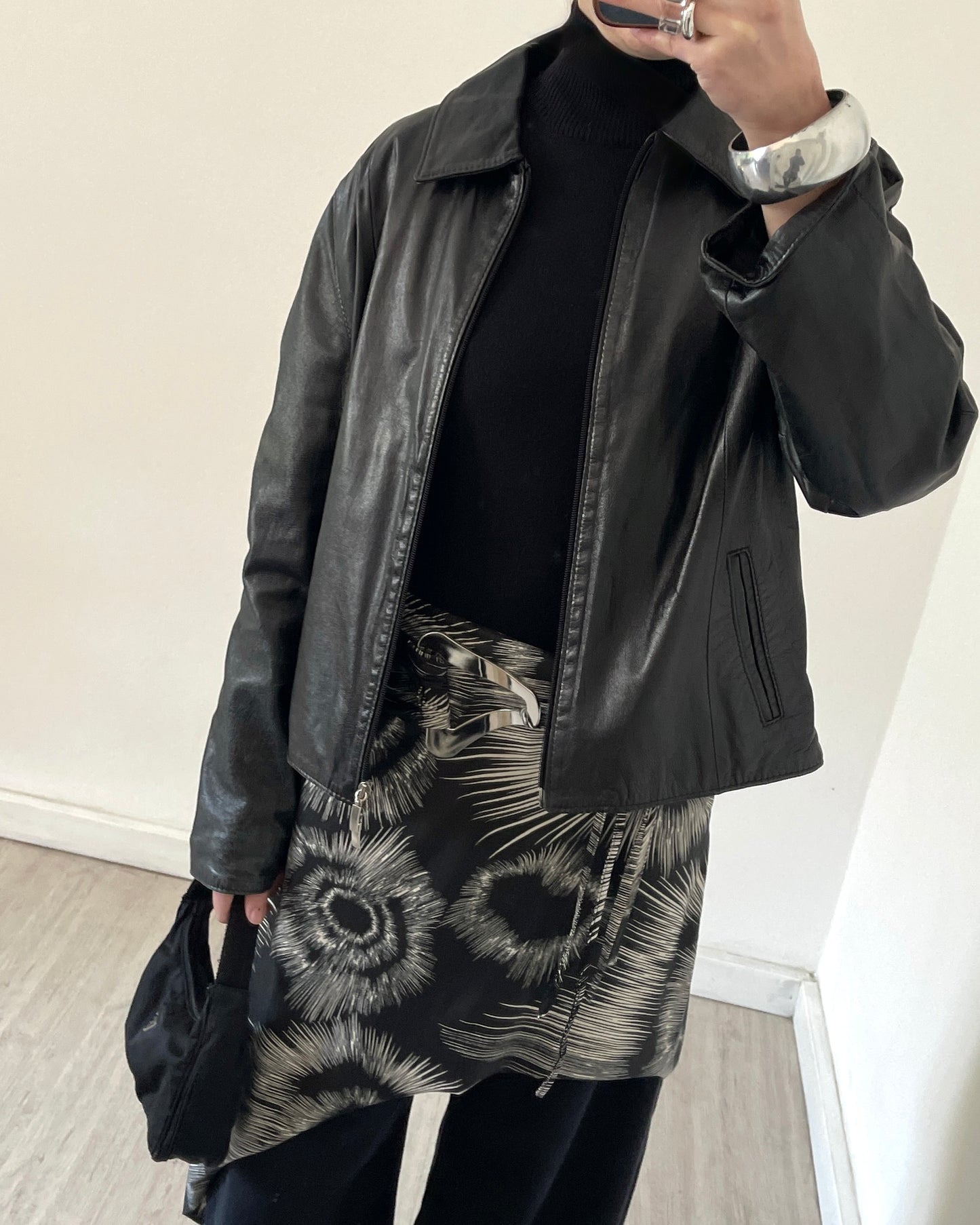 Wool turtleneck bodysuit