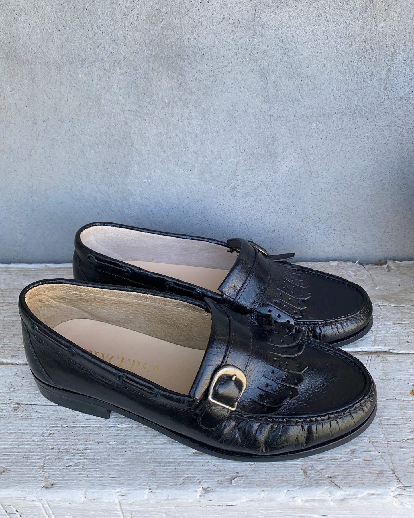 Vintage leather loafers