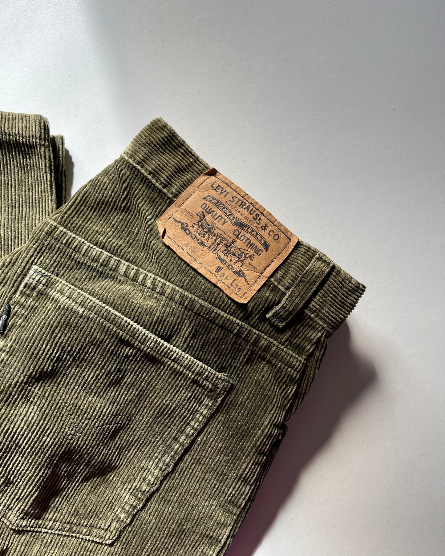Corduroy Levi's trousers
