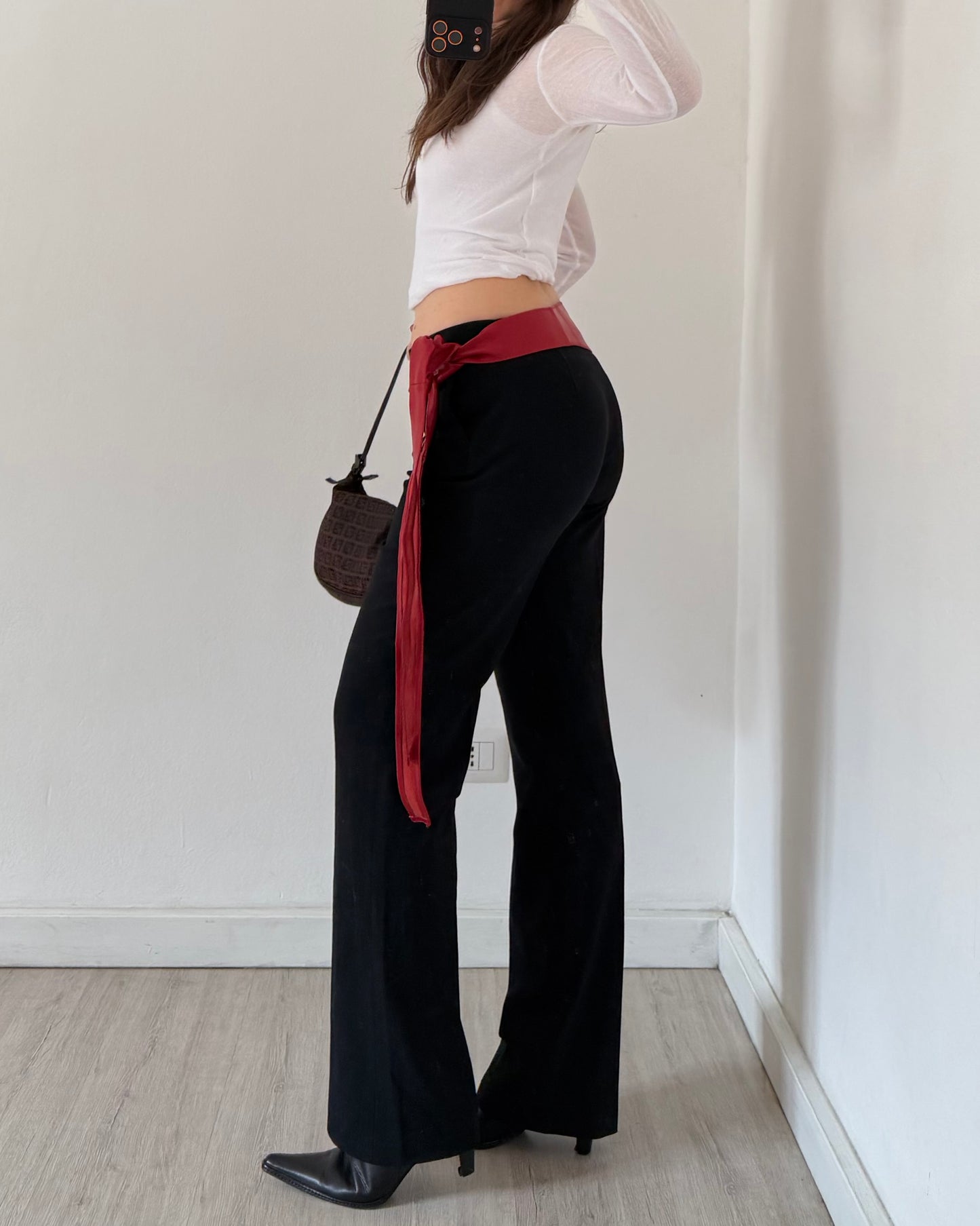Pinko straight leg suit trousers