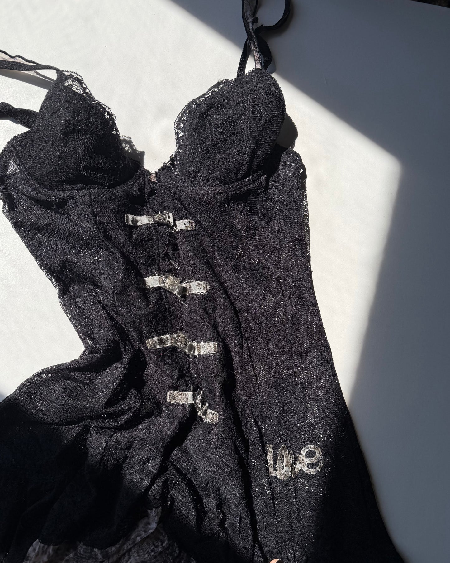 Lace corset top