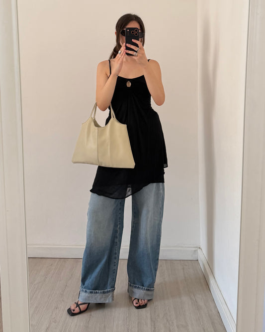 Extè black long top