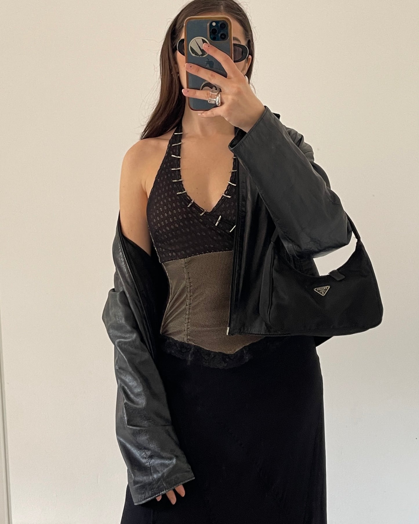 00s corset with metal details