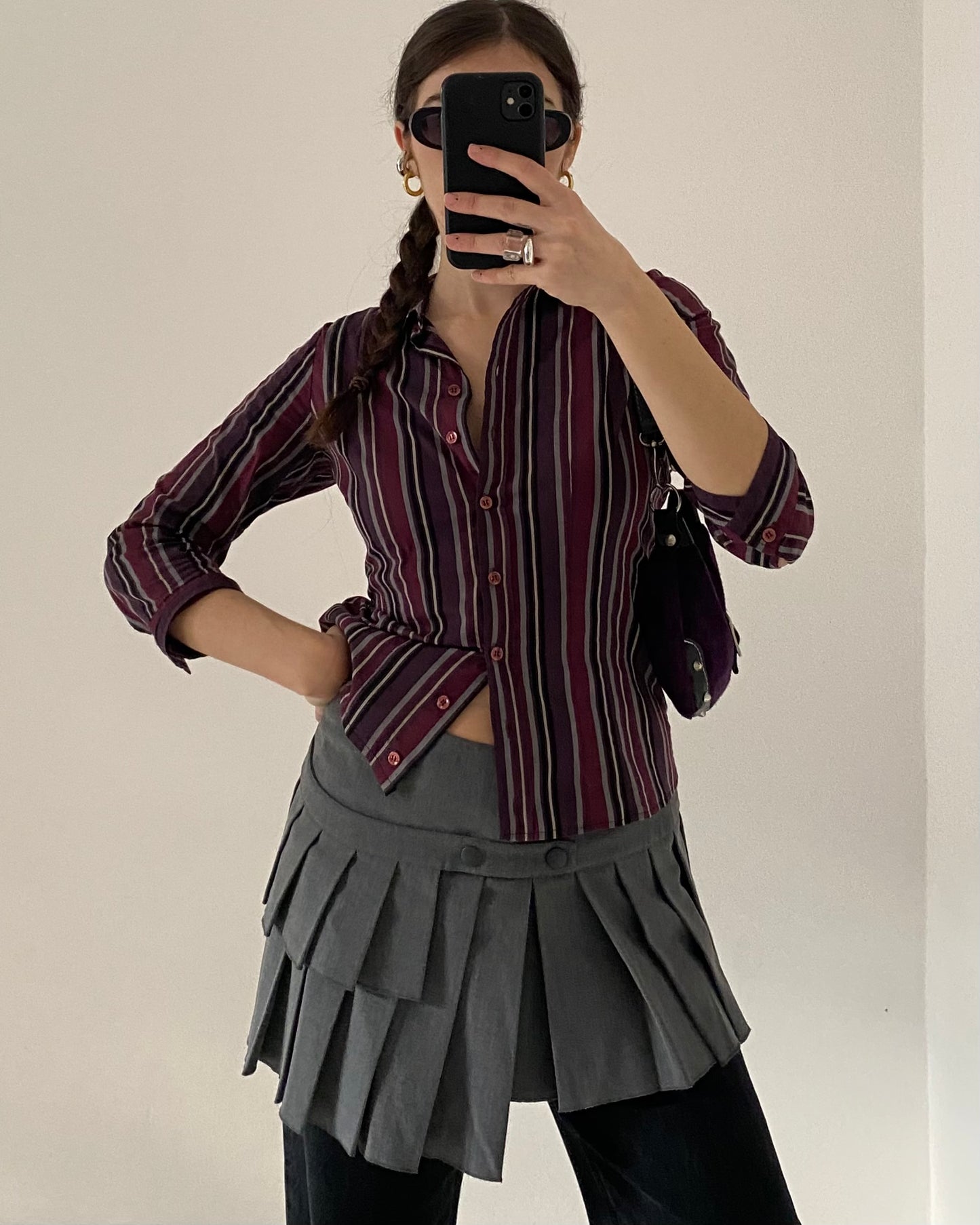 Striped fitted shirt