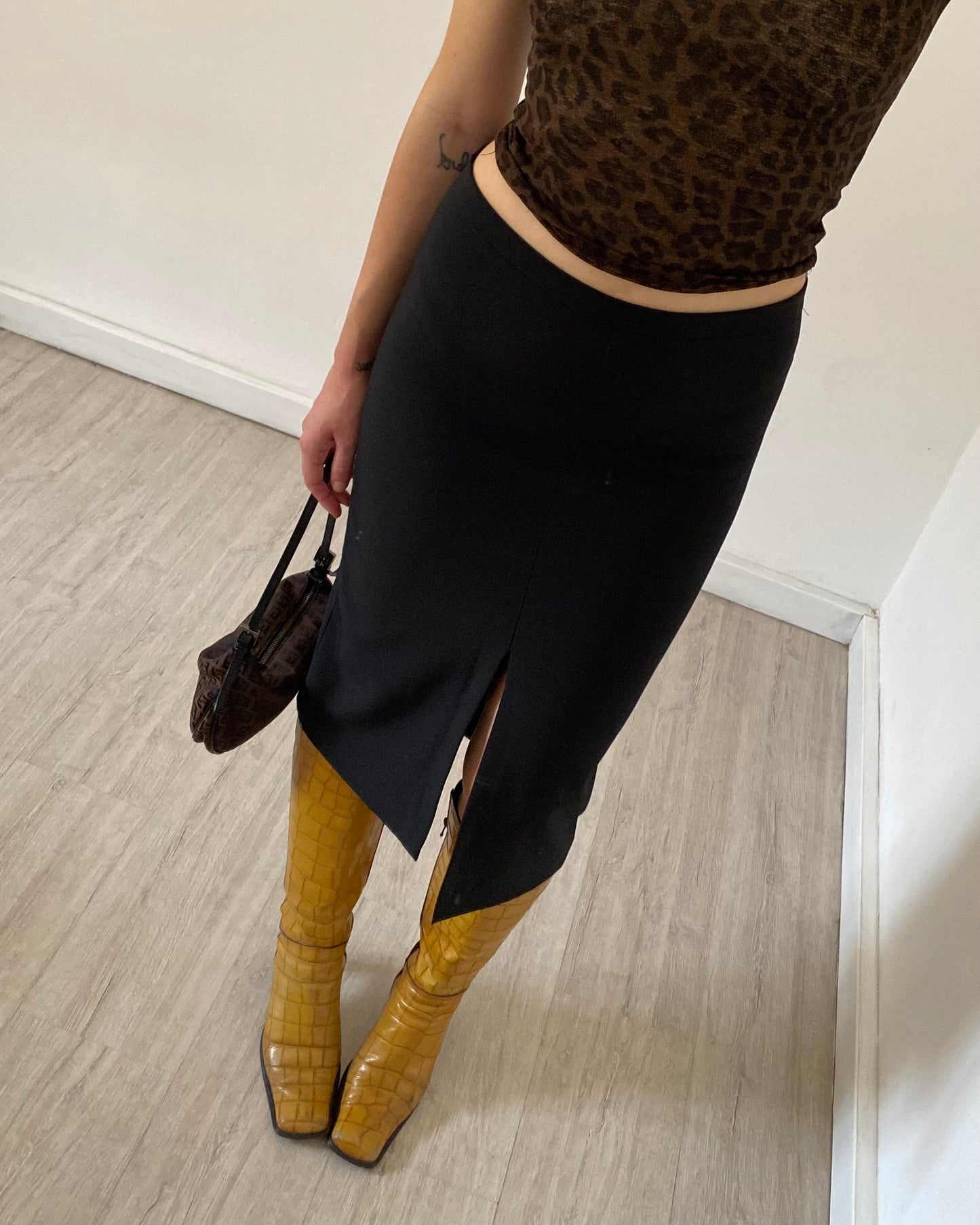 00s double slit skirt